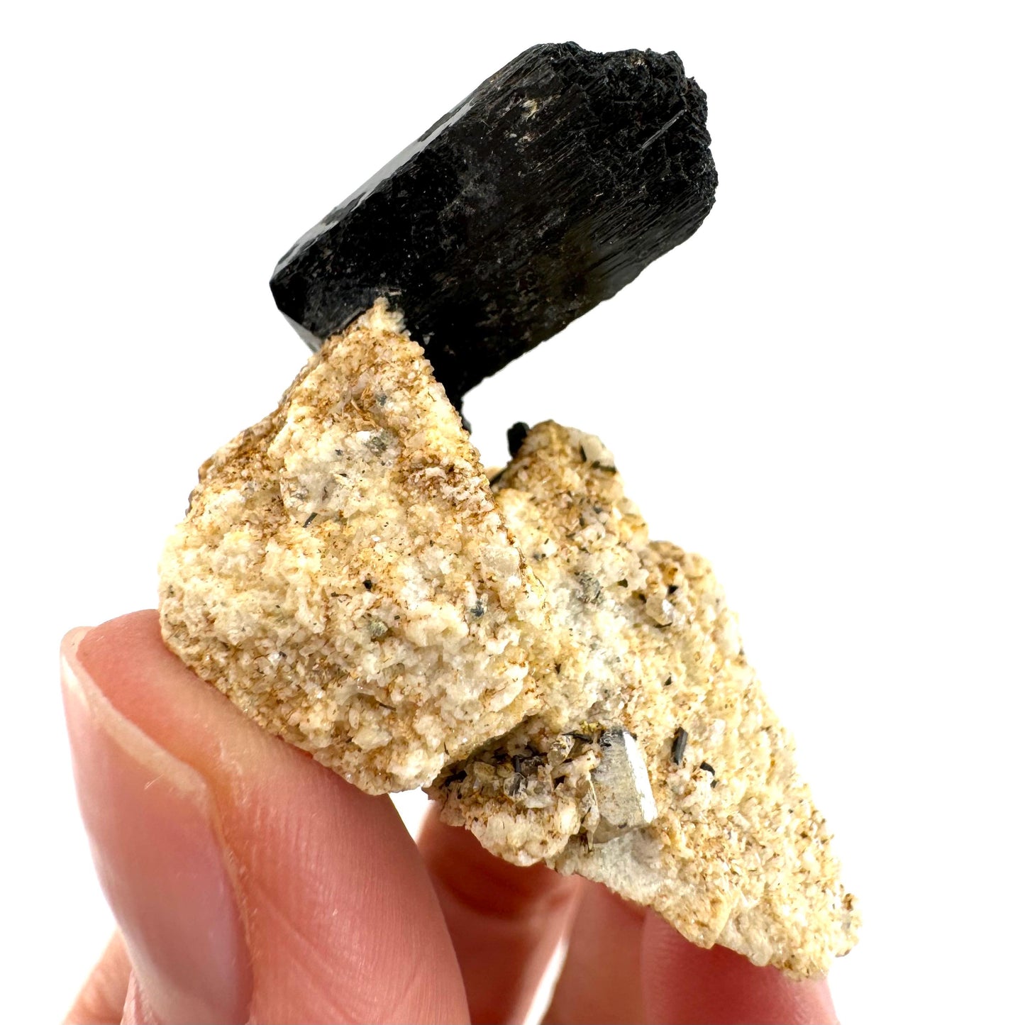 Black tourmaline cluster (Namibia), high grade black tourmaline, tourmaline crystal, black schorl