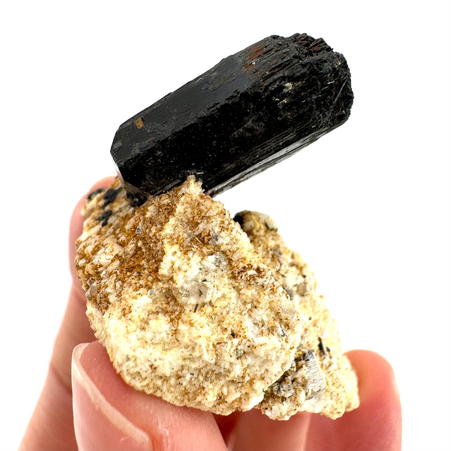 Black tourmaline cluster (Namibia), high grade black tourmaline, tourmaline crystal, black schorl