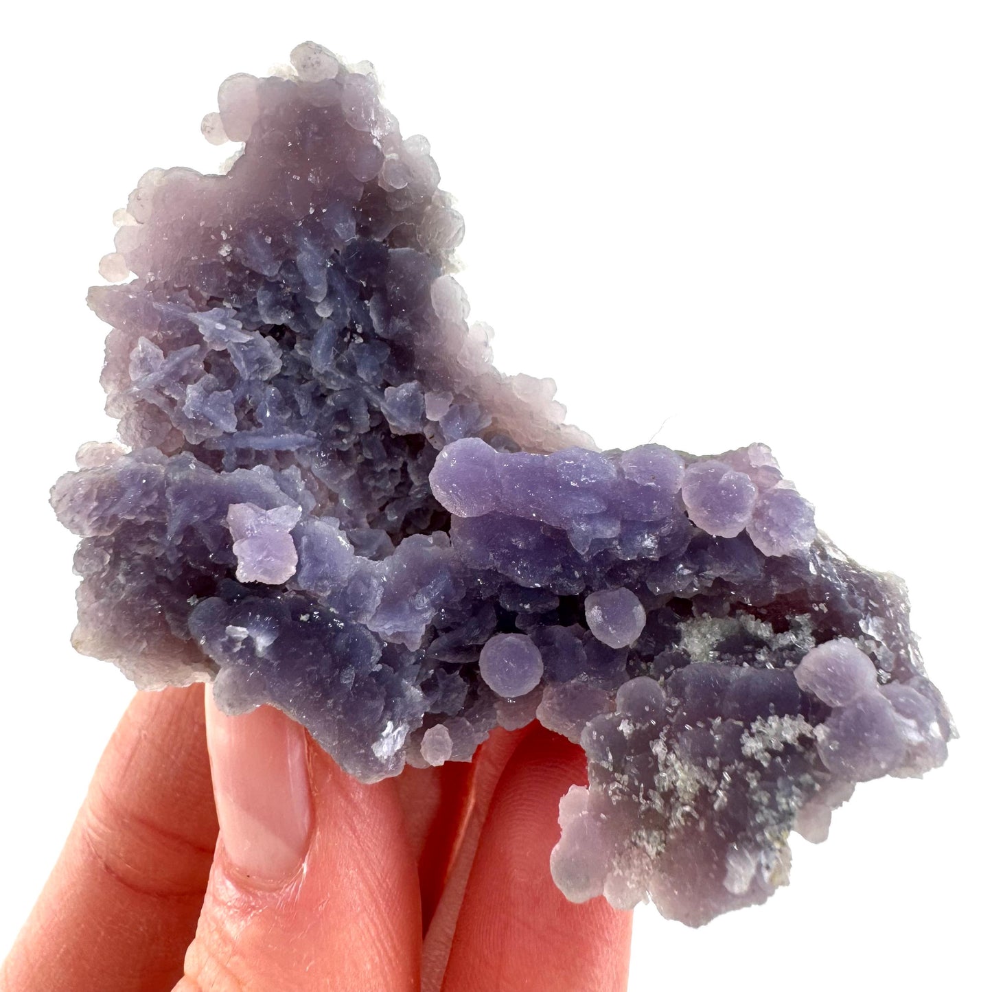 Grape Amethyst (Indonesia) | Grape Agate, purple grape agate, grape agate cluster, mineral specimen, crystals, gemstone