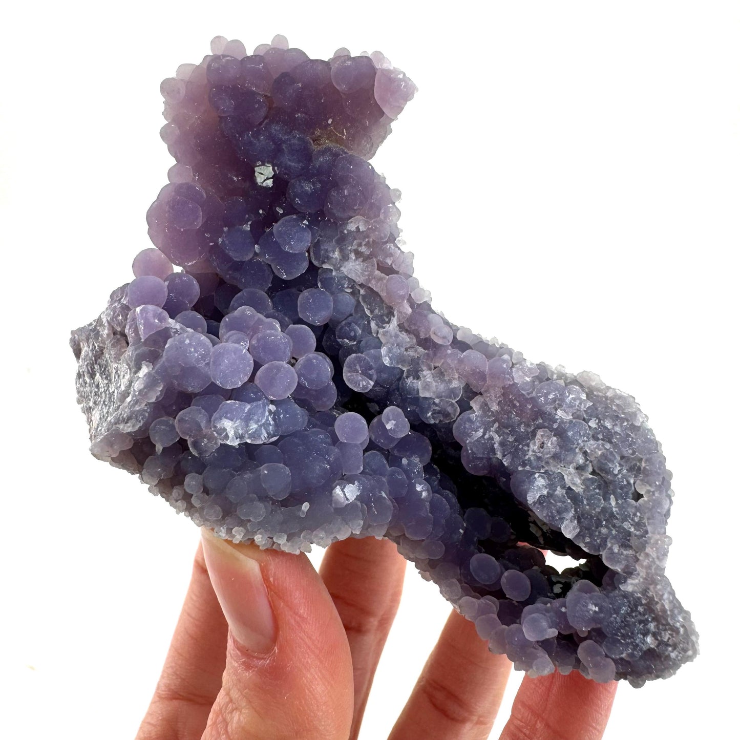 Grape Amethyst (Indonesia) | Grape Agate, purple grape agate, grape agate cluster, mineral specimen, crystals, gemstone