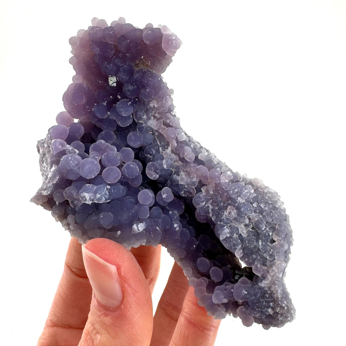 Grape Amethyst (Indonesia) | Grape Agate, purple grape agate, grape agate cluster, mineral specimen, crystals, gemstone