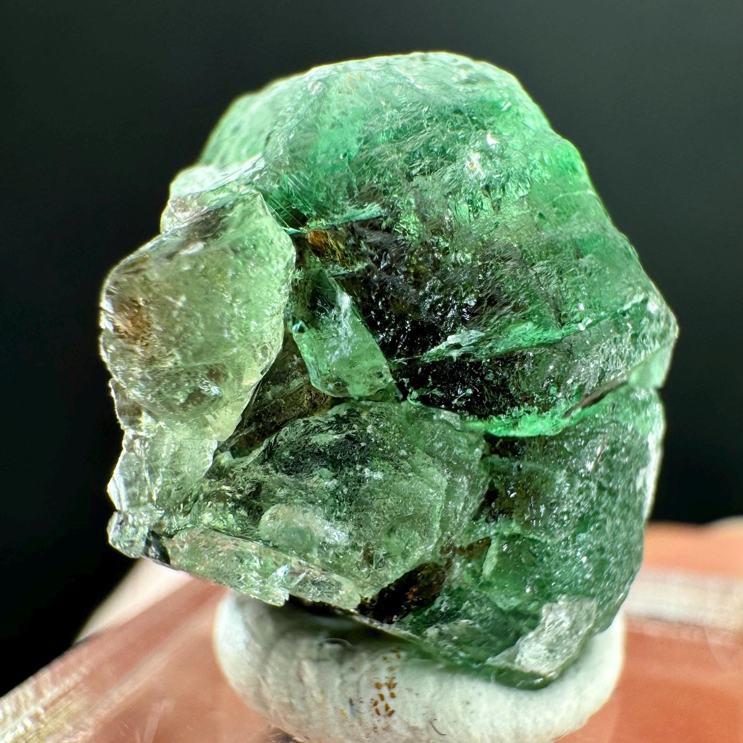 Fluorite (Erongo, Namibia) | Lollipop Pocket, fluorite cluster, green fluorite, mineral specimen