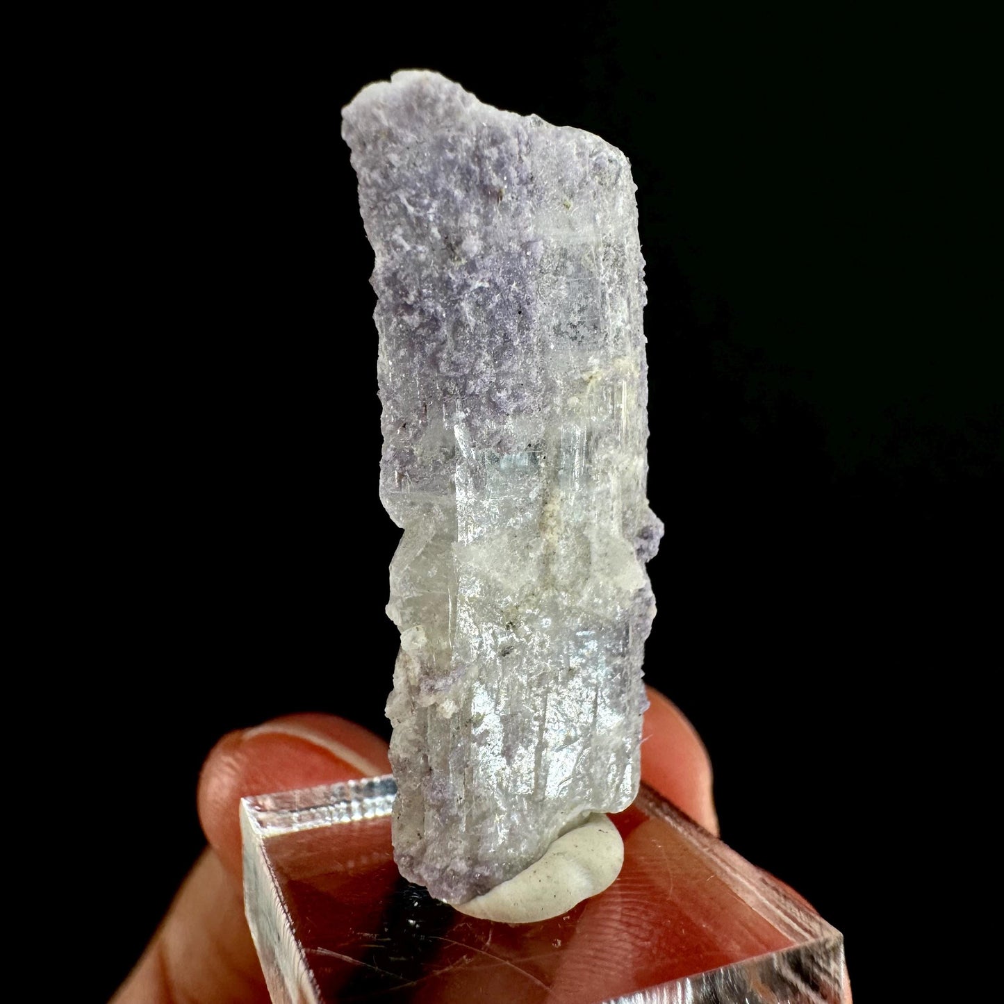 Purple Fluorite on Barite (Colorado, USA) | barite specimen, baryte crystal