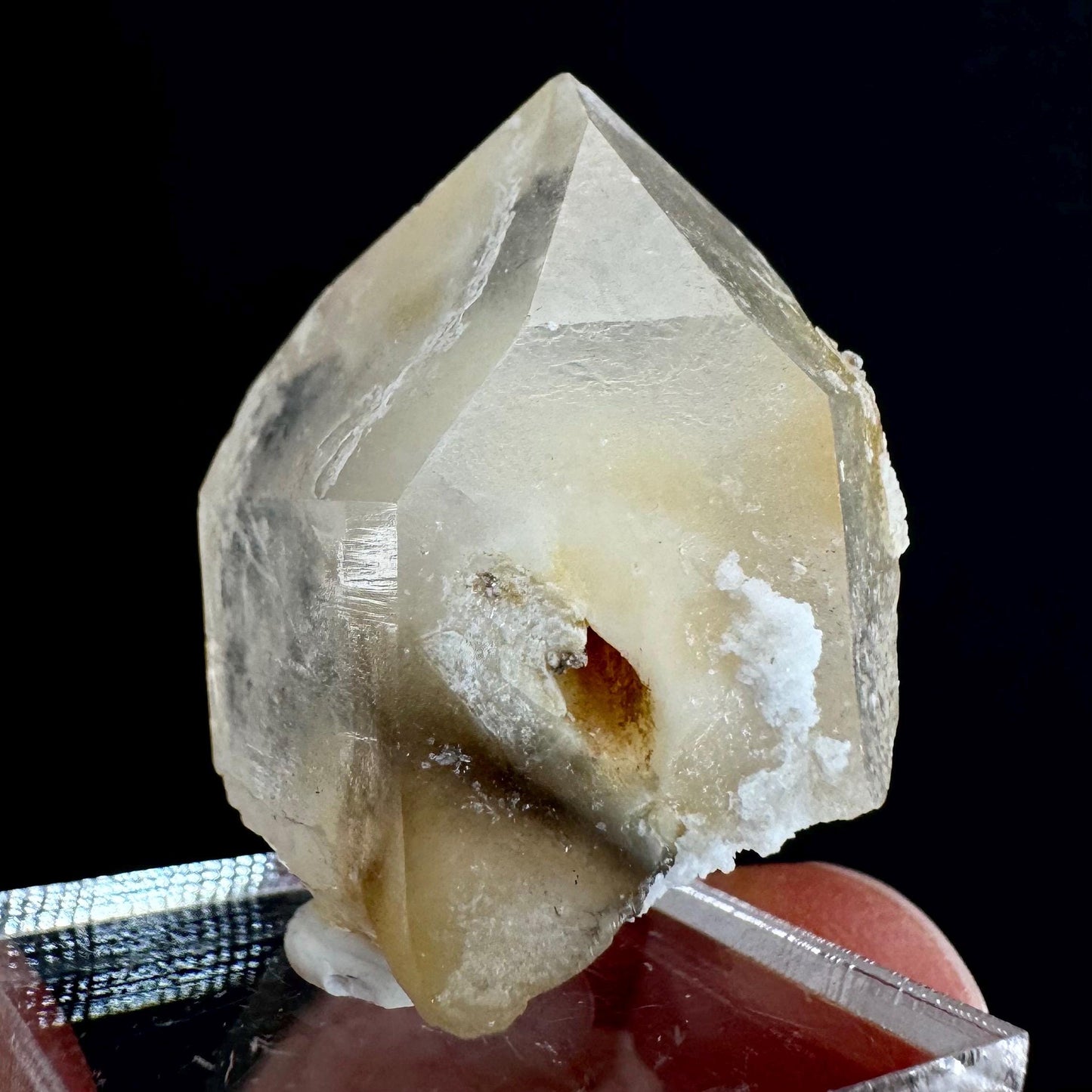 Yellow Bone Quartz Point (Pakistan) | bone quartz, epidote quartz, mango quartz