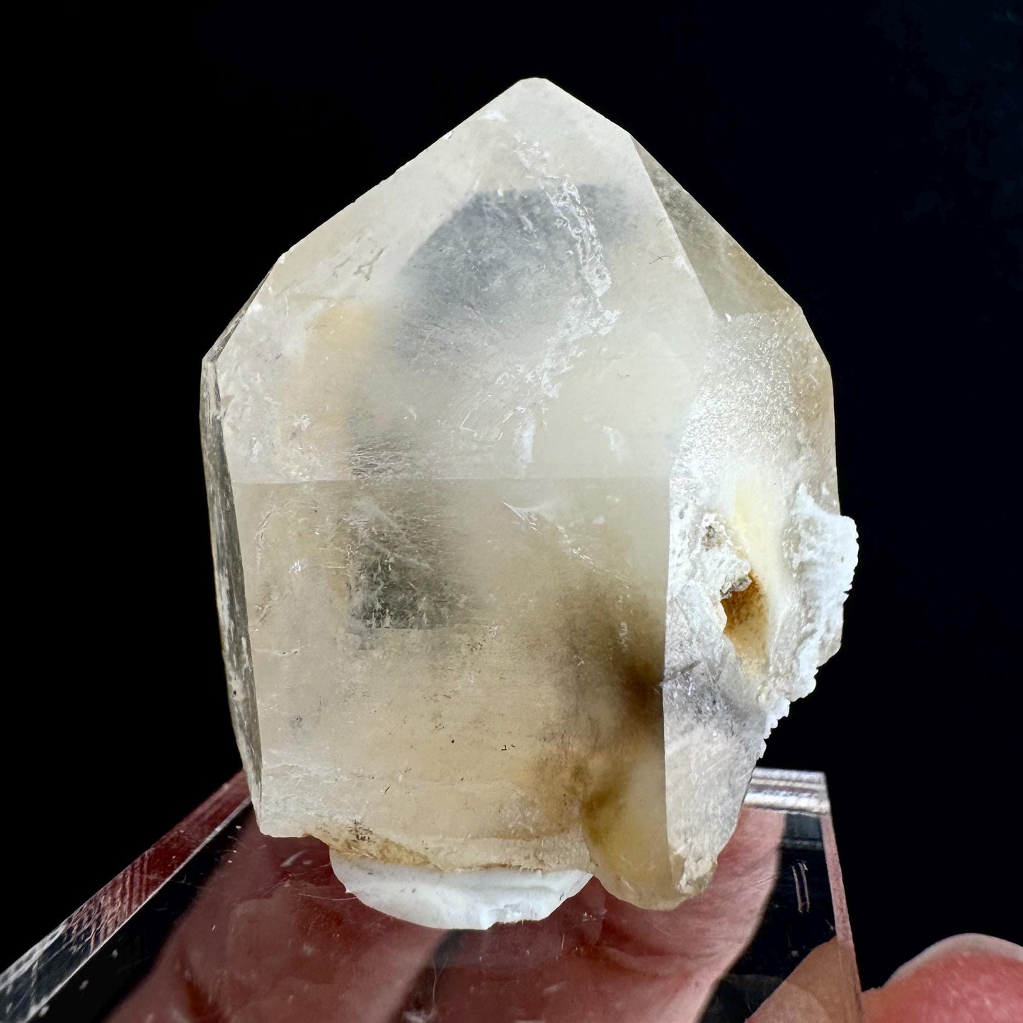 Yellow Bone Quartz Point (Pakistan) | bone quartz, epidote quartz, mango quartz