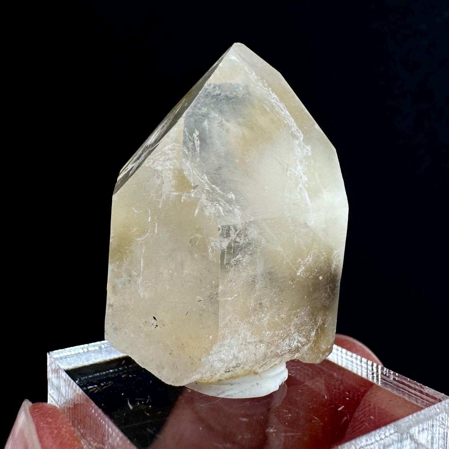 Yellow Bone Quartz Point (Pakistan) | bone quartz, epidote quartz, mango quartz