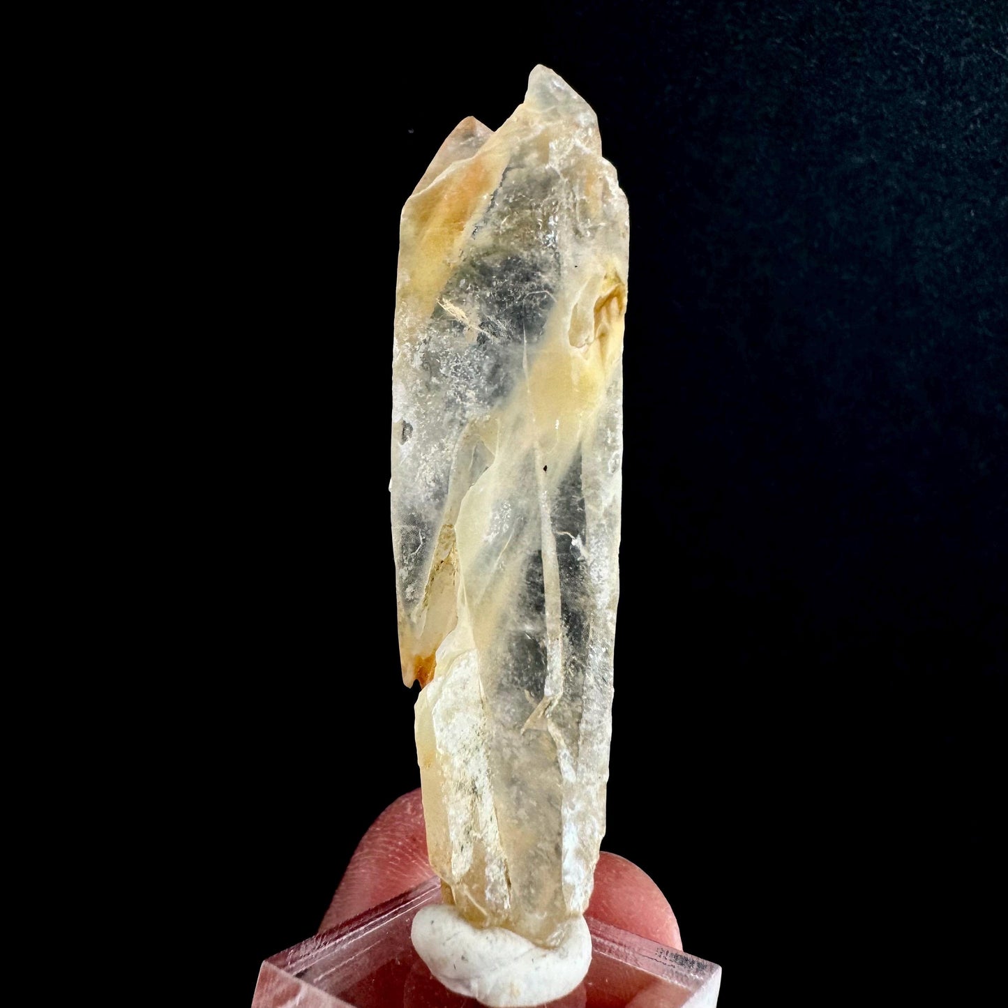 Yellow Bone Quartz Point (Pakistan) | bone quartz, epidote quartz, mango quartz
