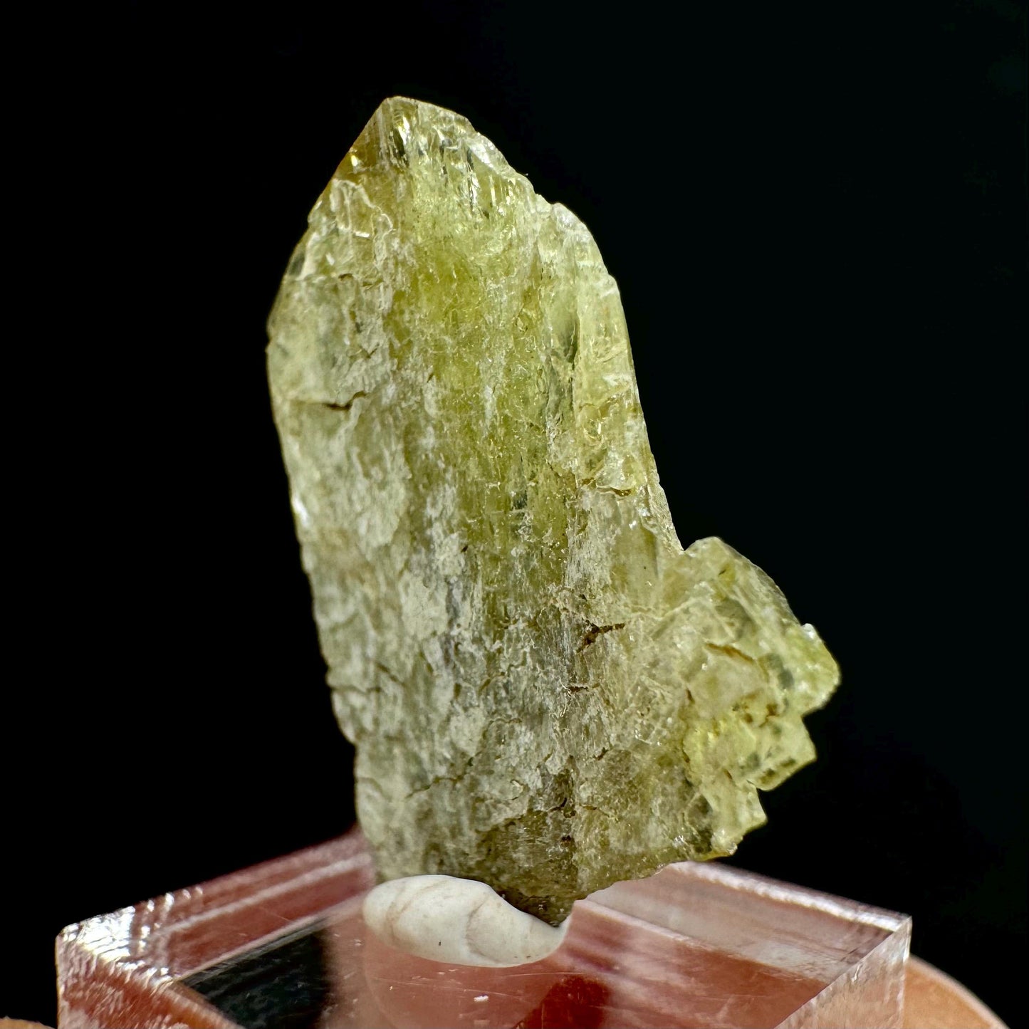 Chrysoberyl (Madagascar) | Yellow Chrysoberyl Specimen, raw chrysoberyl, rare minerals, mineral specimen, rare crystals