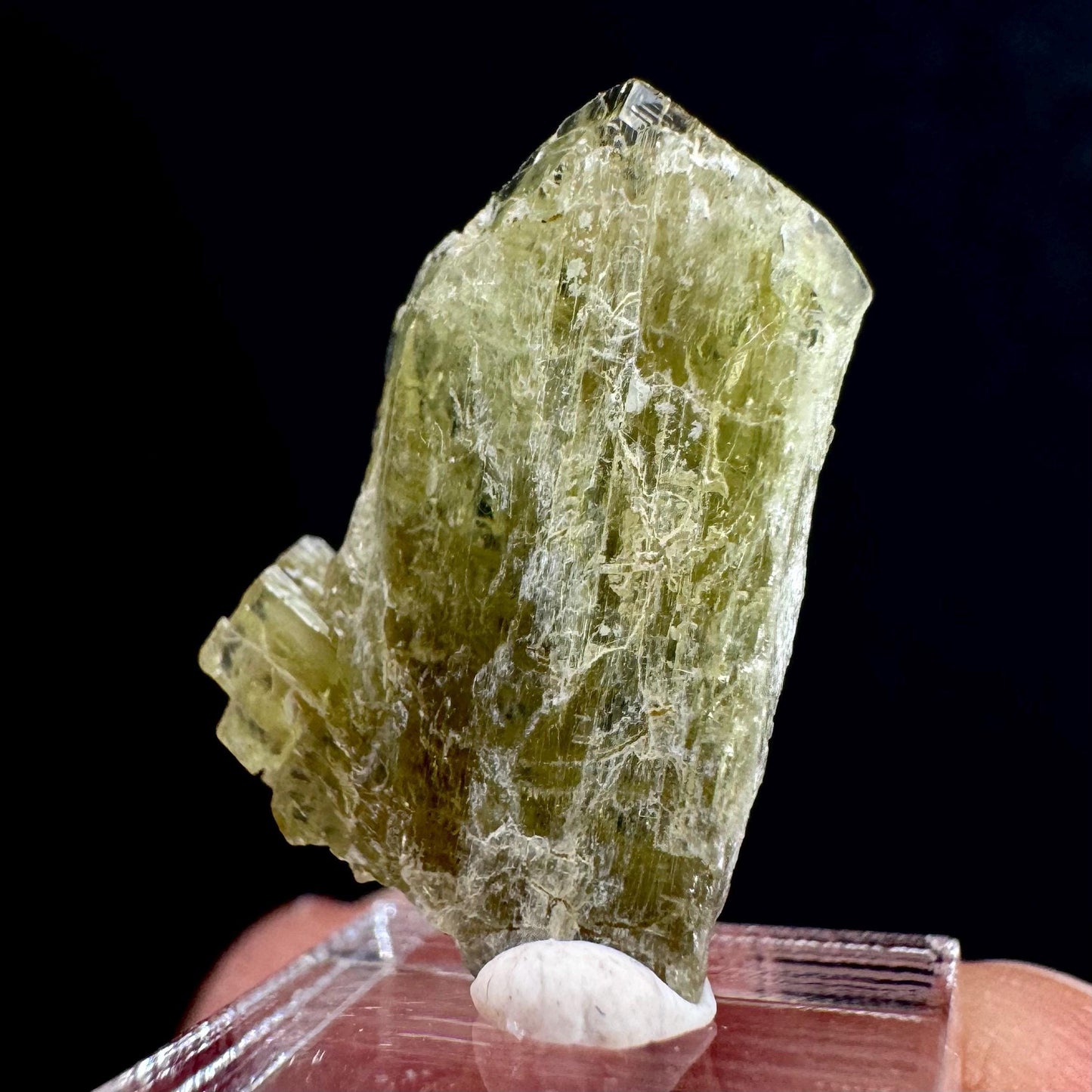 Chrysoberyl (Madagascar) | Yellow Chrysoberyl Specimen, raw chrysoberyl, rare minerals, mineral specimen, rare crystals