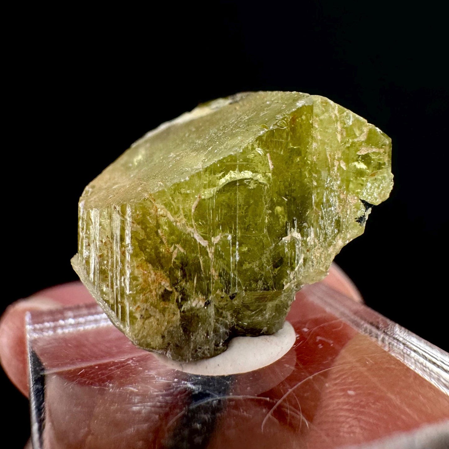 Chrysoberyl (Madagascar) | Yellow Chrysoberyl Specimen, raw chrysoberyl, rare minerals, mineral specimen, rare crystals
