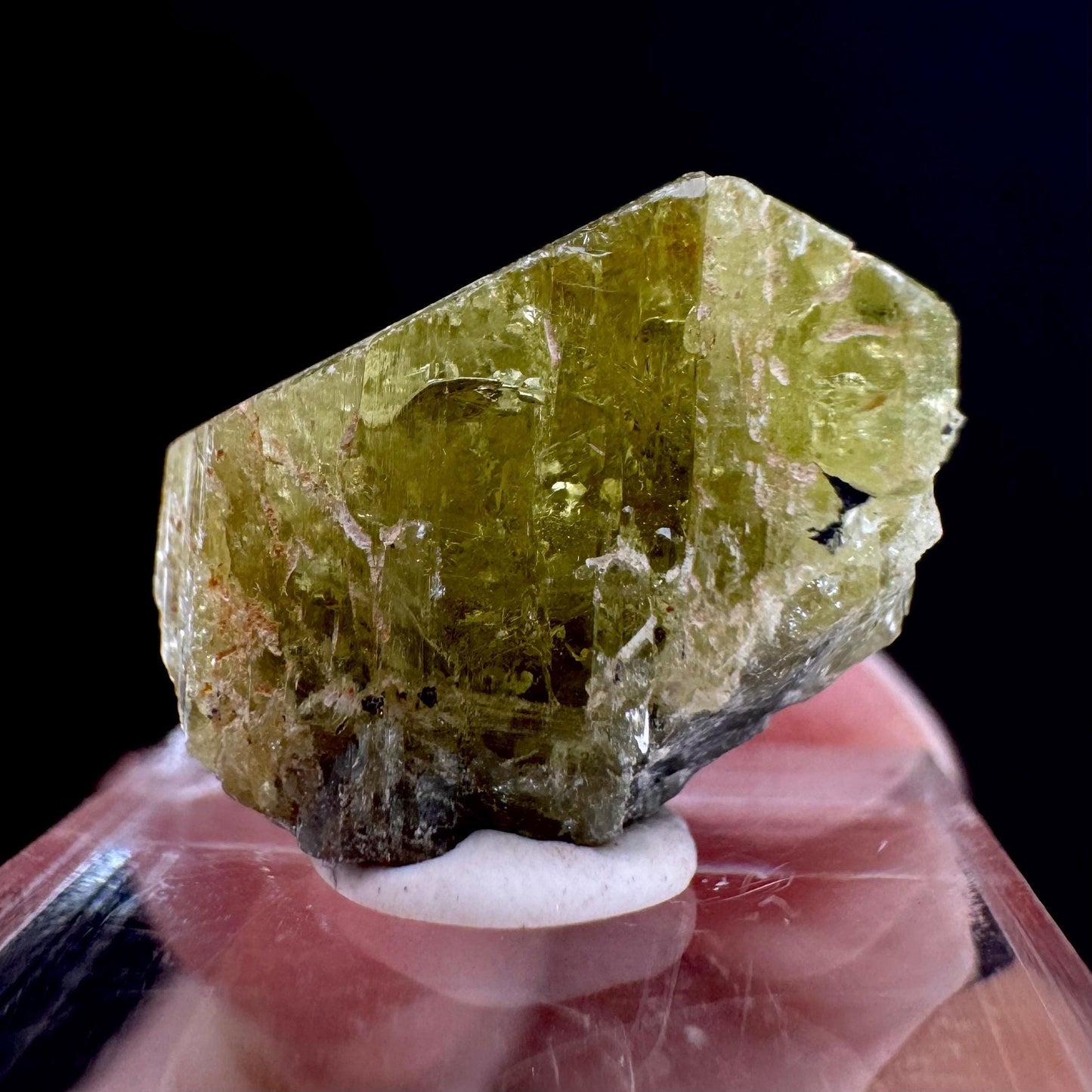 Chrysoberyl (Madagascar) | Yellow Chrysoberyl Specimen, raw chrysoberyl, rare minerals, mineral specimen, rare crystals