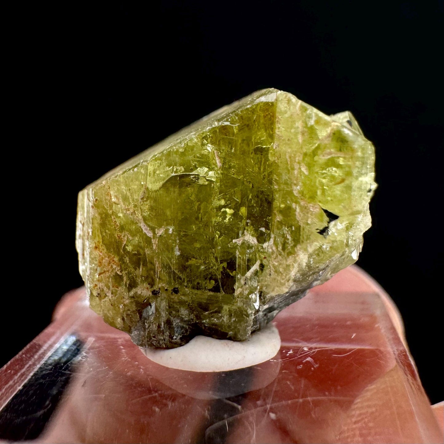 Chrysoberyl (Madagascar) | Yellow Chrysoberyl Specimen, raw chrysoberyl, rare minerals, mineral specimen, rare crystals