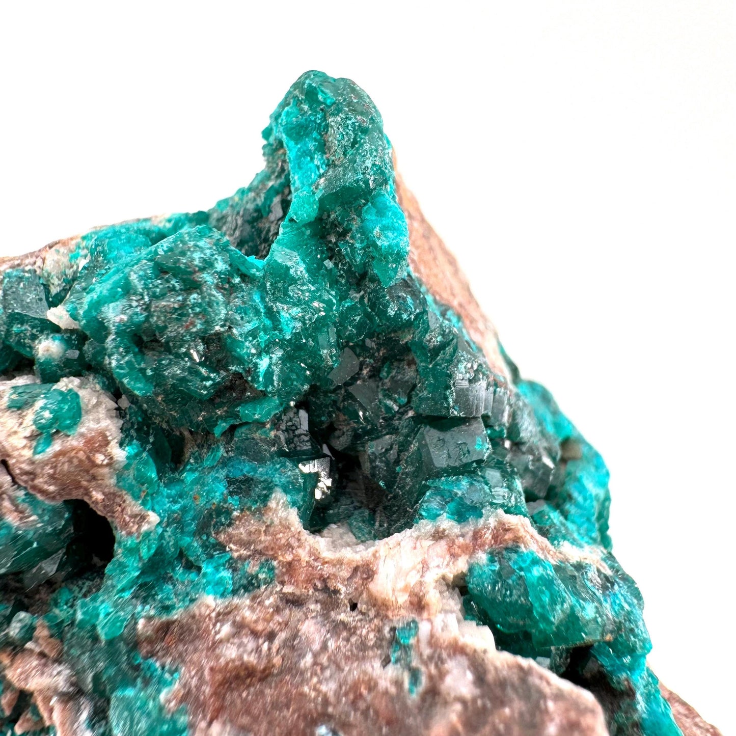 Dioptase with Mimetite (Congo) | mineral specimen, raw dioptase, dioptase crystal