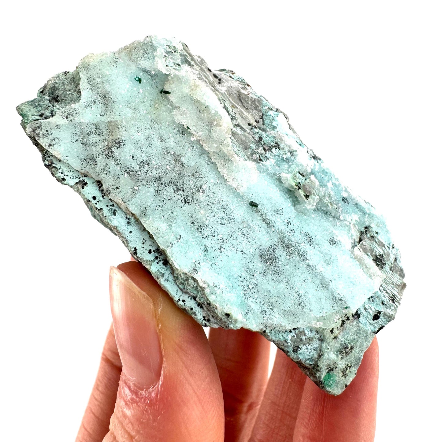 Sparkly Druzy Chrysocolla Specimen (Congo), raw chrysocolla, druzy chrysocolla, chrysocolla crystal, raw crystals