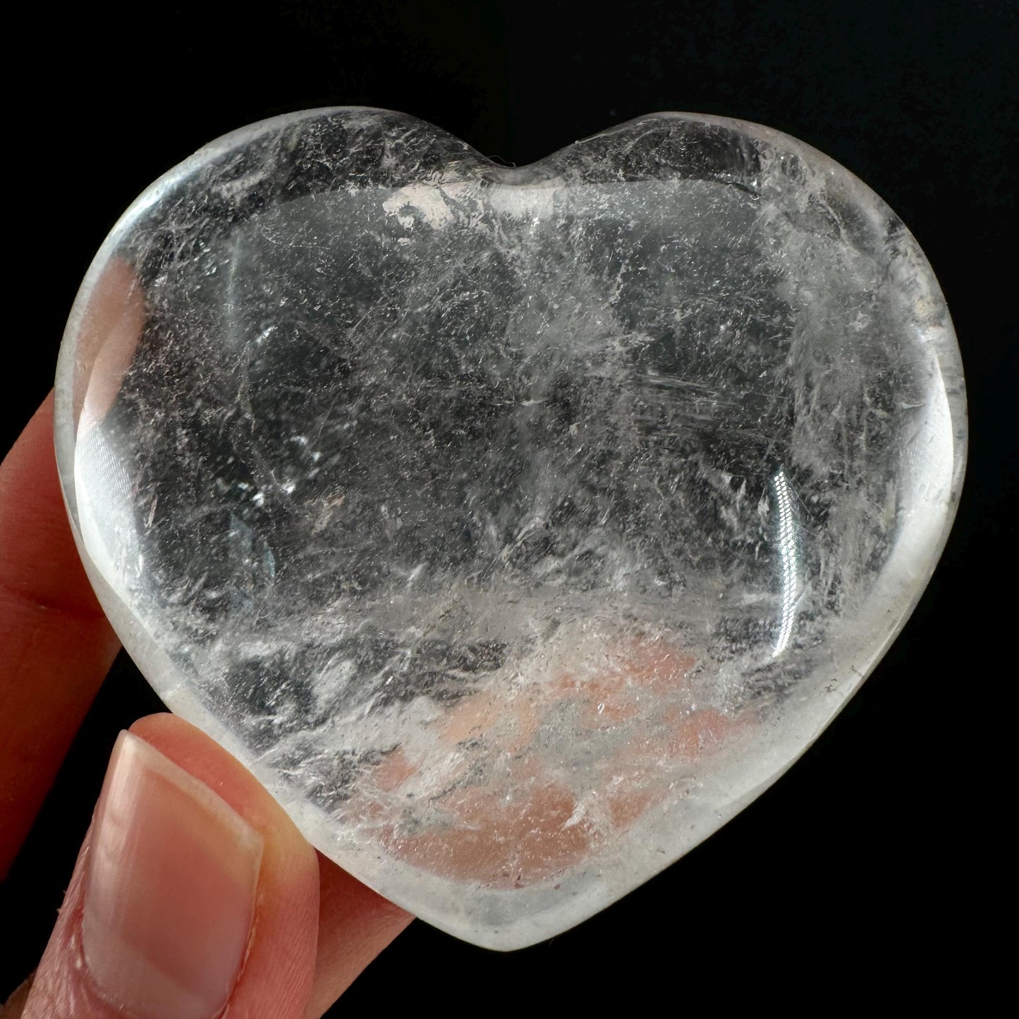 Clear Quartz Heart, crystal heart, quartz heart, heart shaped crystal