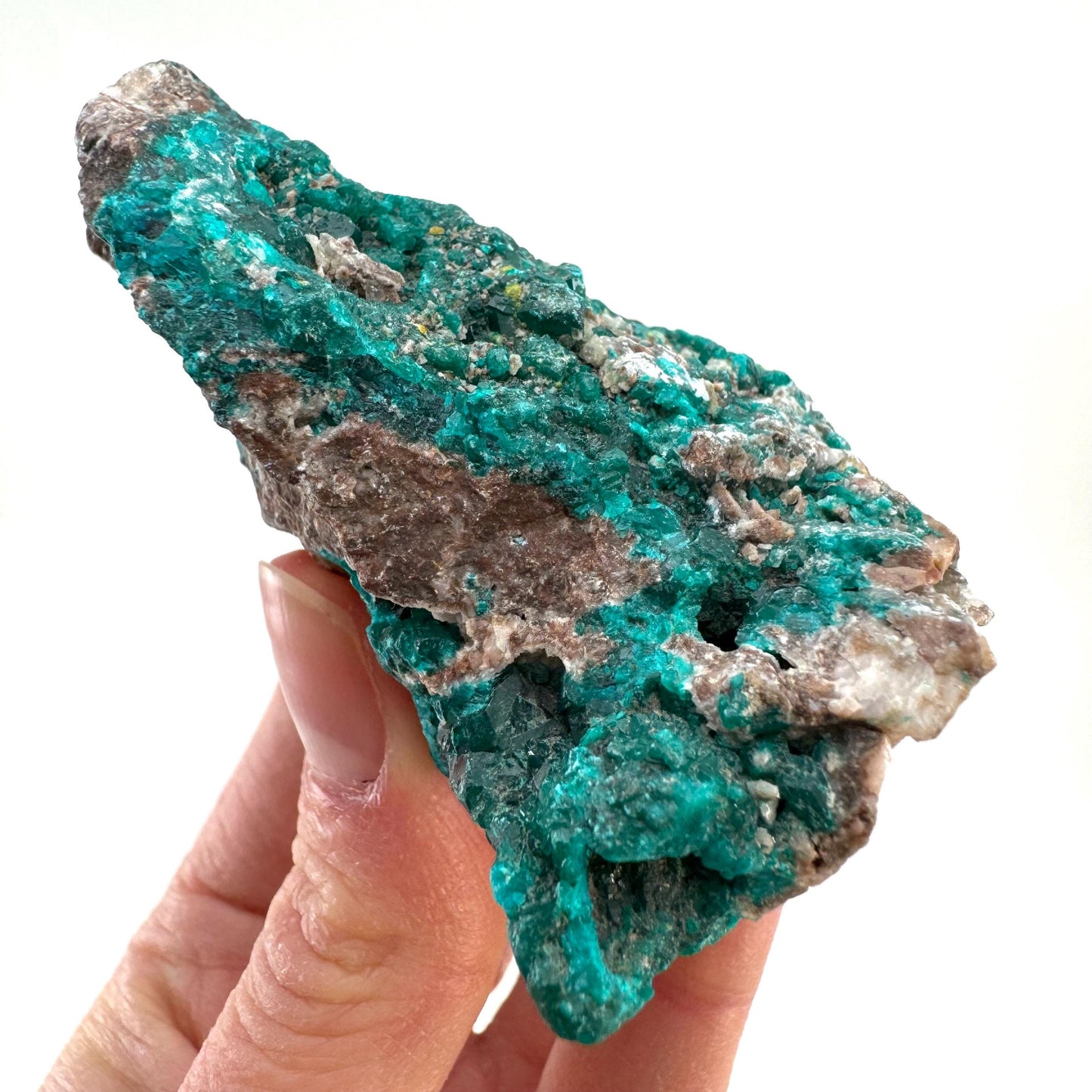 Dioptase with Mimetite (Congo) | mineral specimen, raw dioptase, dioptase crystal