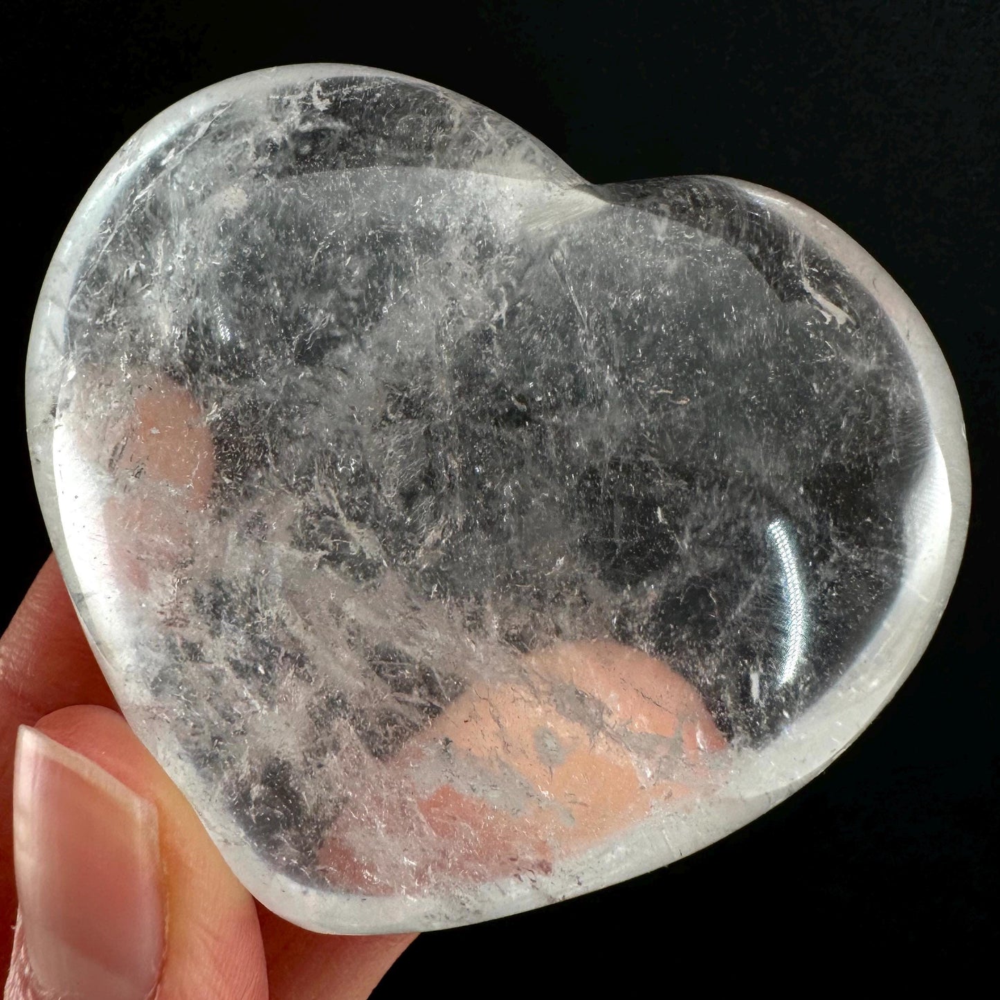 Clear Quartz Heart, crystal heart, quartz heart, heart shaped crystal