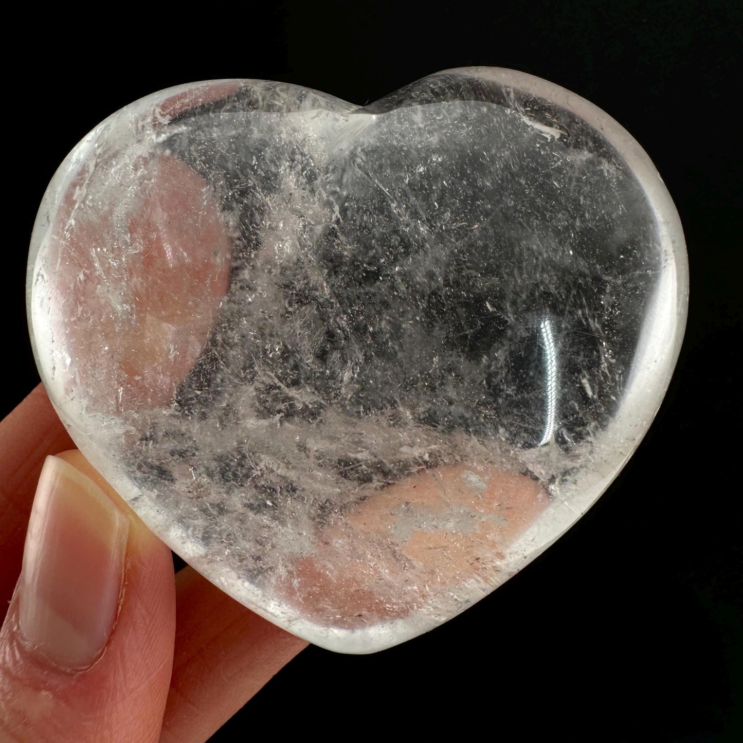 Clear Quartz Heart, crystal heart, quartz heart, heart shaped crystal