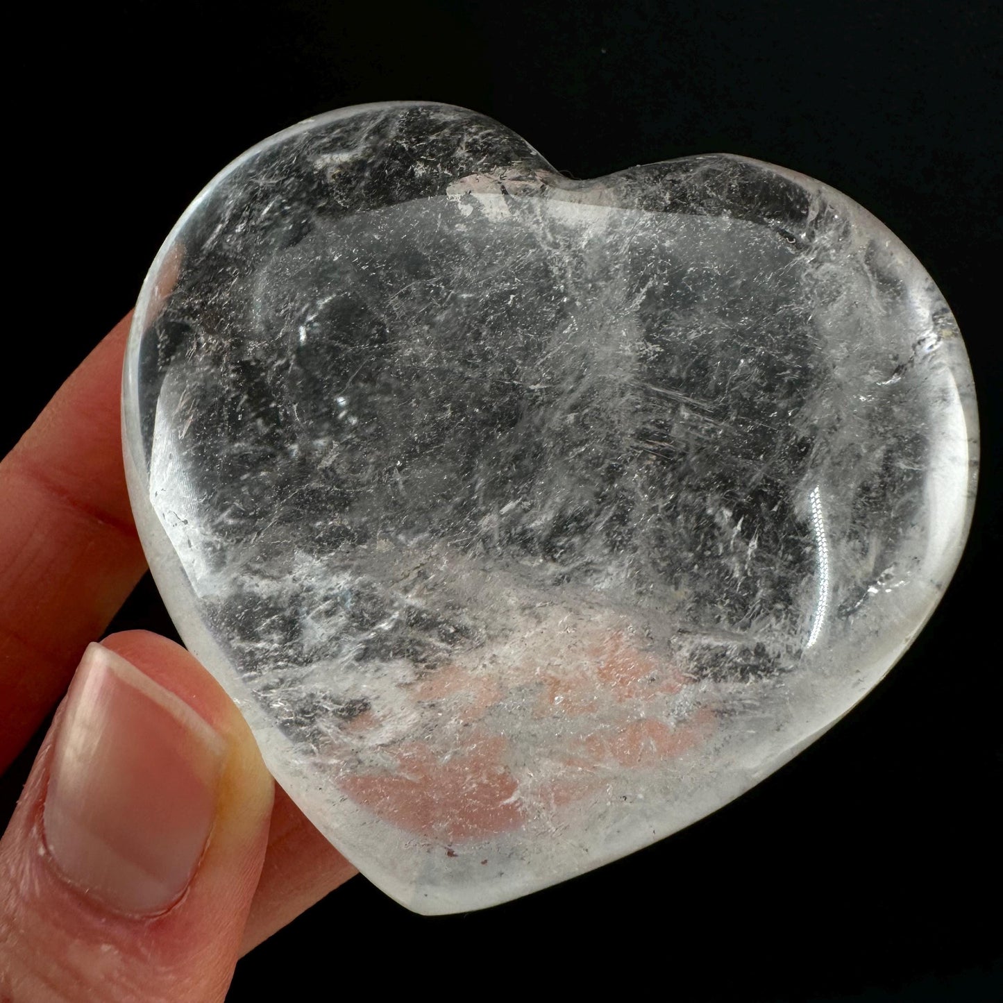 Clear Quartz Heart, crystal heart, quartz heart, heart shaped crystal