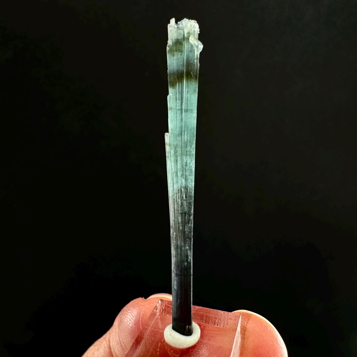 Indicolite Tourmaline (Pakistan) | blue tourmaline, natural tourmaline, green tourmaline, tourmaline crystal, bi color tourmaline