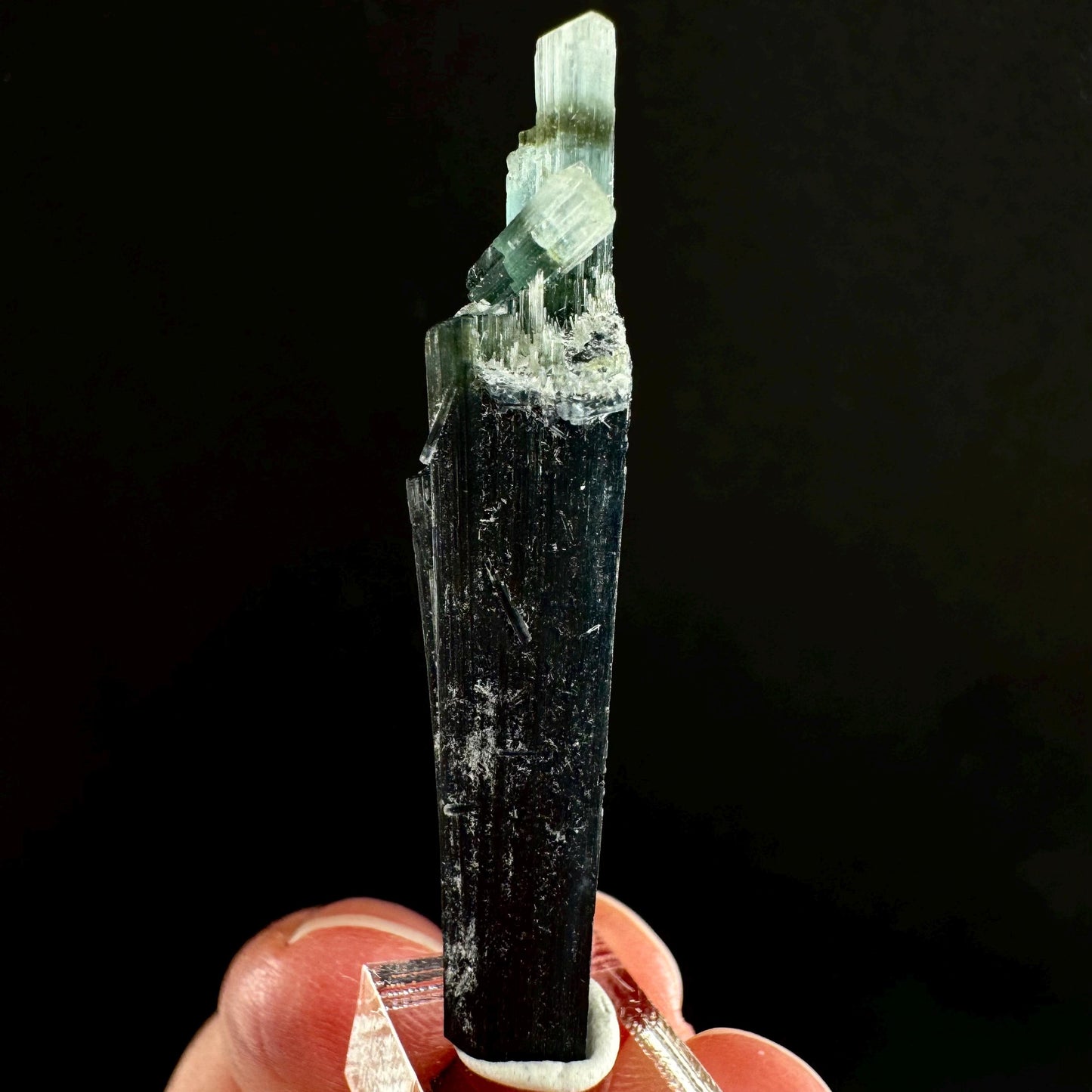 Indicolite Tourmaline (Pakistan) | blue tourmaline, natural tourmaline, green tourmaline, tourmaline crystal, bi color tourmaline