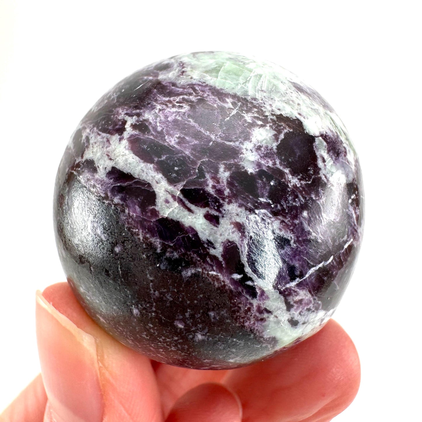 Kammererite Sphere, polished kammererite, kammererite crystal, kammererite ball, crystal ball, crystal sphere