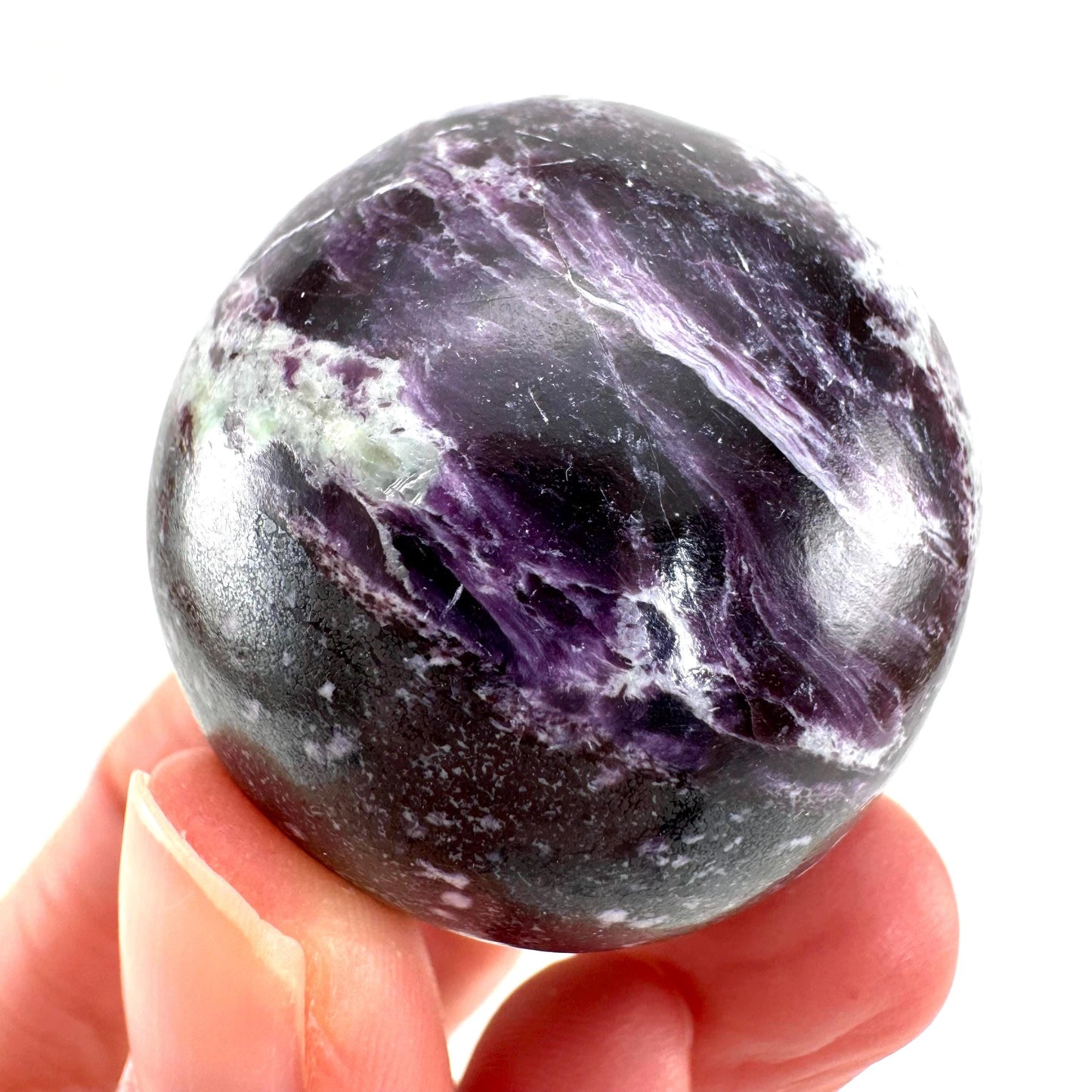Kammererite Sphere, polished kammererite, kammererite crystal, kammererite ball, crystal ball, crystal sphere
