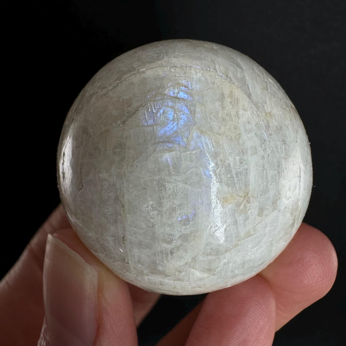 Moonstone Sphere, rainbow moonstone, crystal ball, crystal sphere, blue moonstone, feldspar