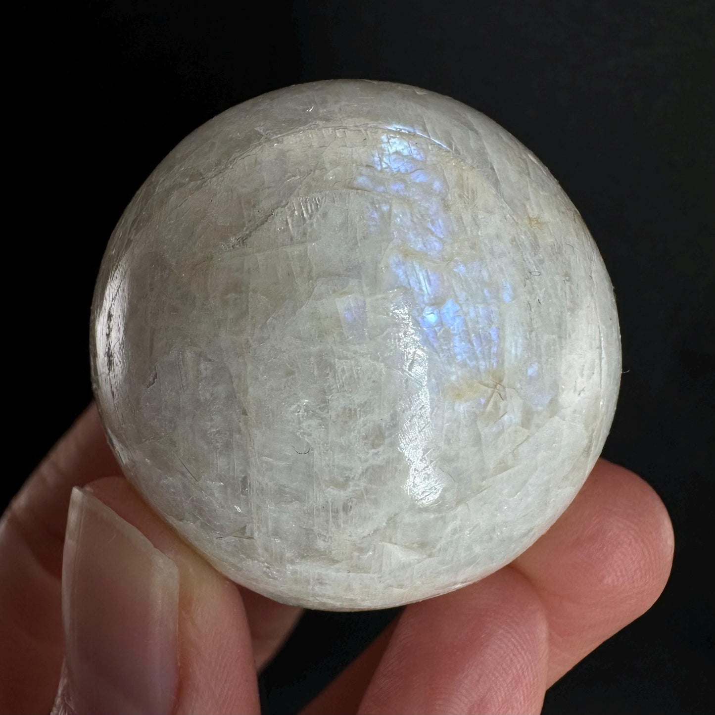 Moonstone Sphere, rainbow moonstone, crystal ball, crystal sphere, blue moonstone, feldspar