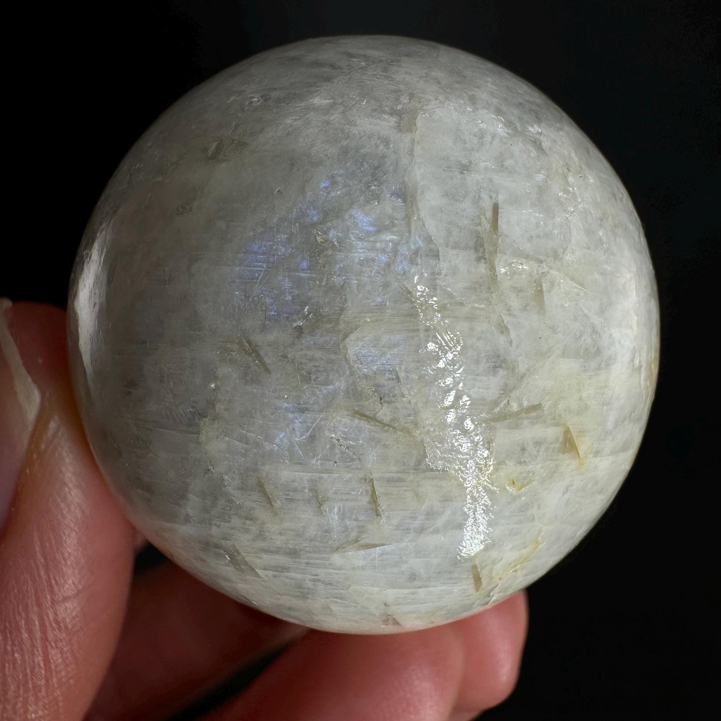 Moonstone Sphere, rainbow moonstone, crystal ball, crystal sphere, blue moonstone, feldspar