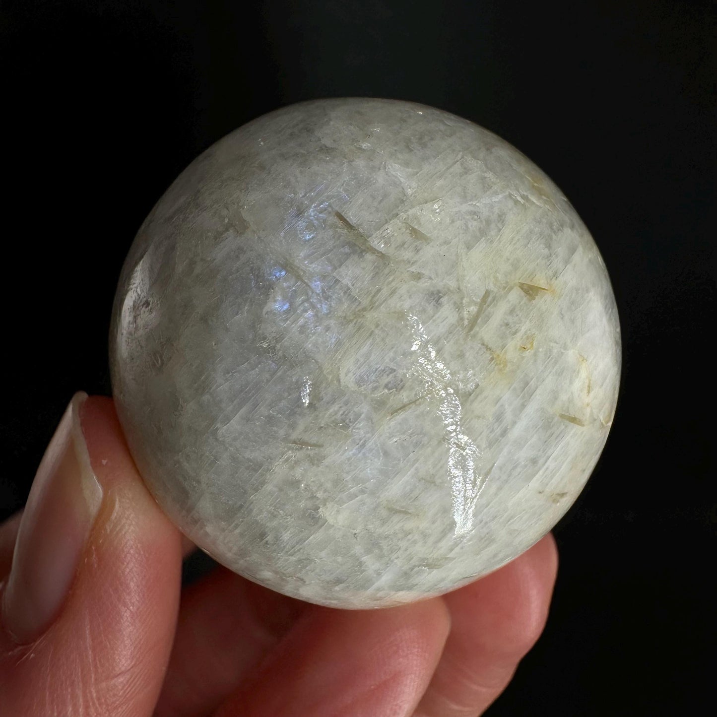 Moonstone Sphere, rainbow moonstone, crystal ball, crystal sphere, blue moonstone, feldspar