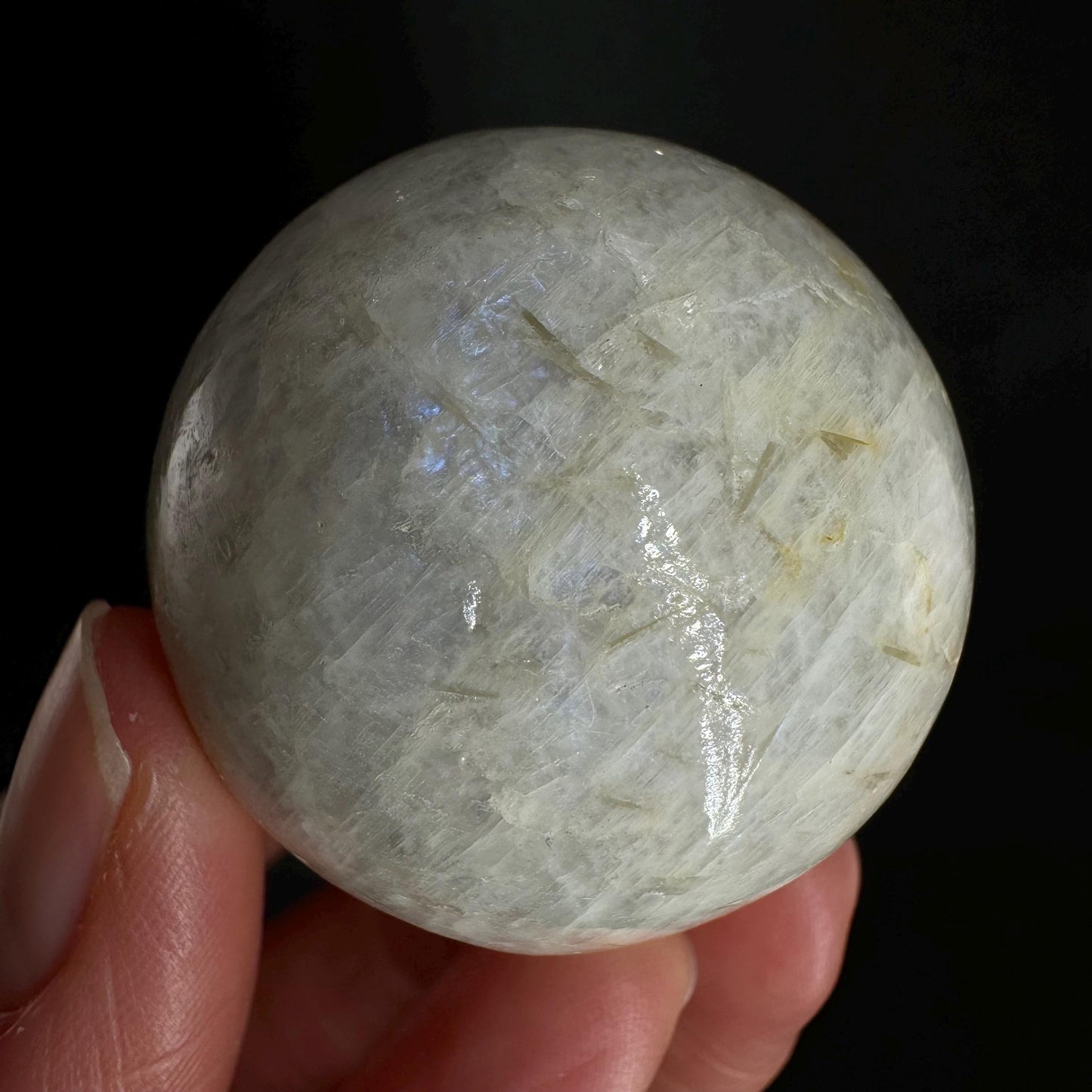 Moonstone Sphere, rainbow moonstone, crystal ball, crystal sphere, blue moonstone, feldspar