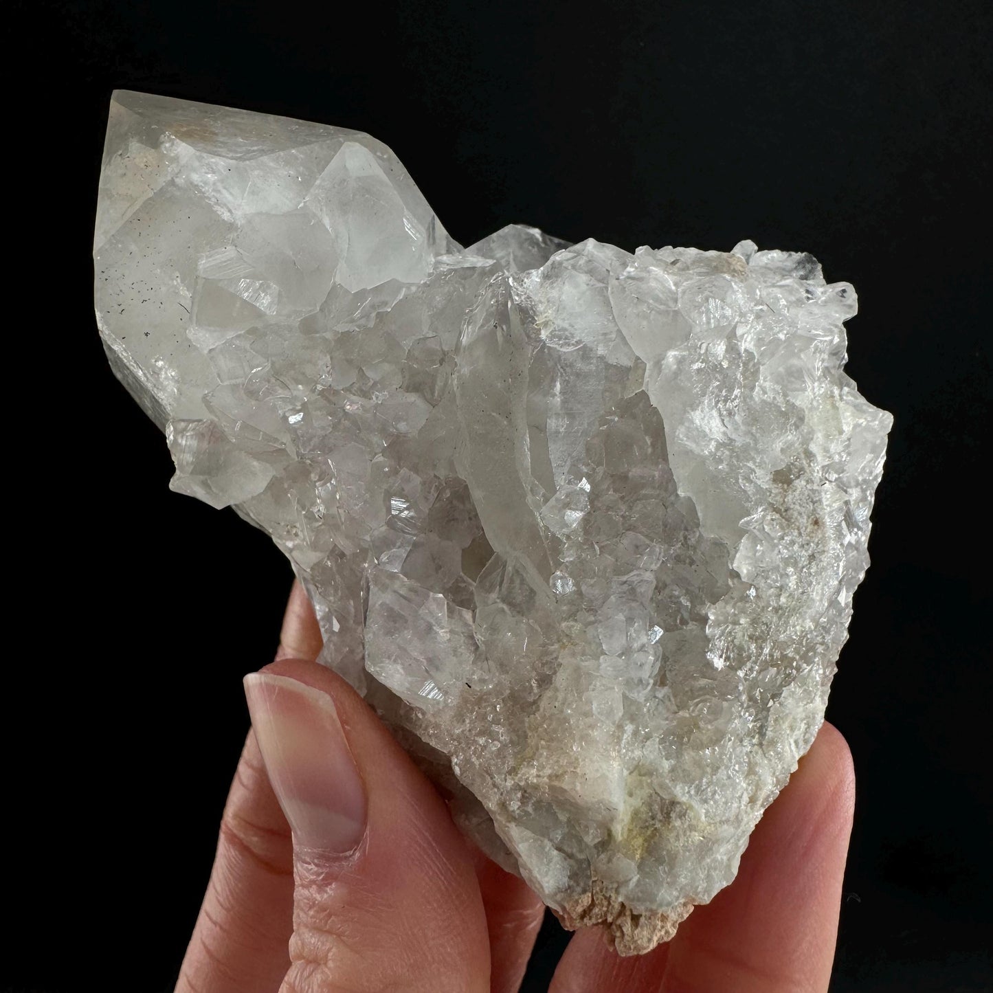 Spirit quartz crystal, spirit quartz cluster, cactus quartz