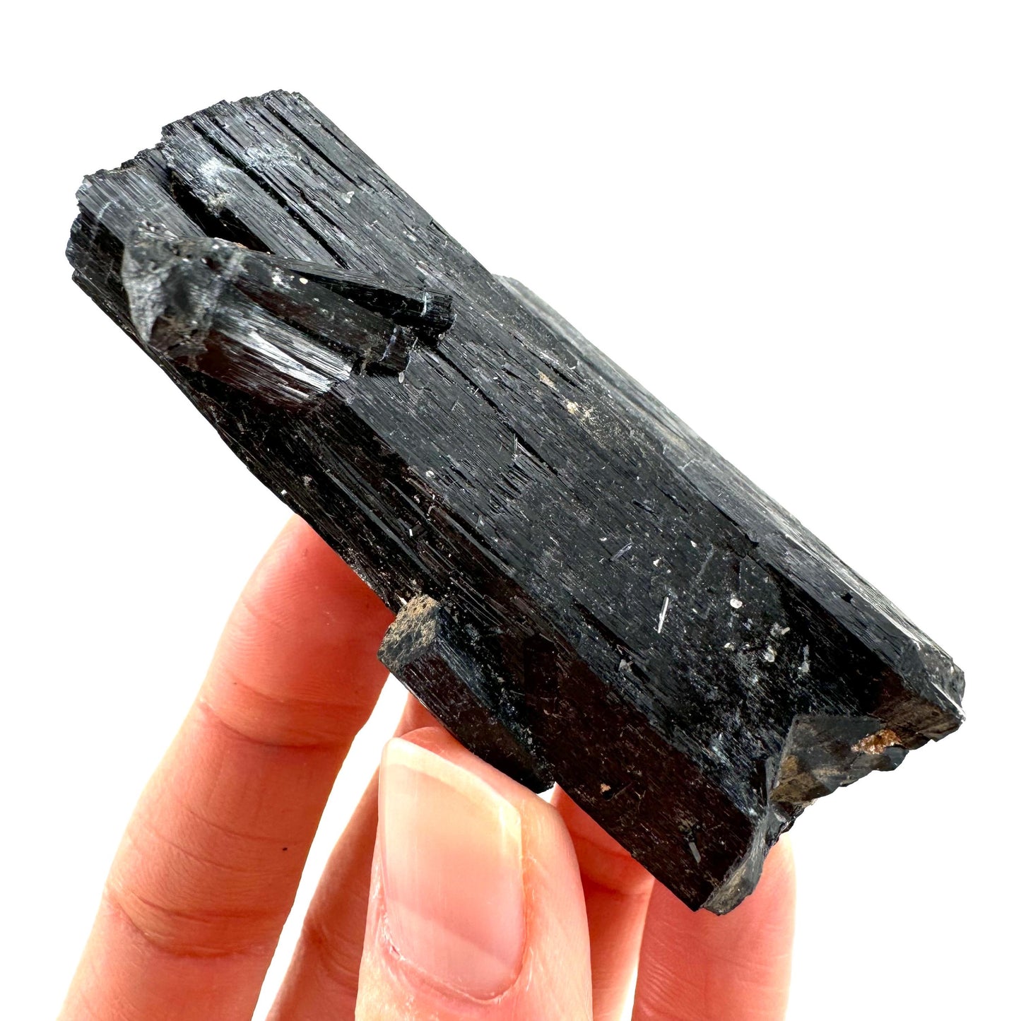 Black tourmaline cluster (Namibia), high grade black tourmaline, tourmaline crystal, black schorl