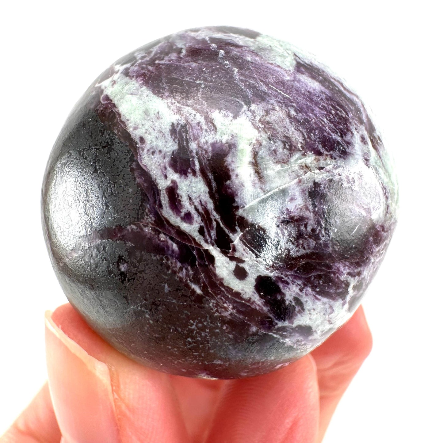 Kammererite Sphere, polished kammererite, kammererite crystal, kammererite ball, crystal ball, crystal sphere