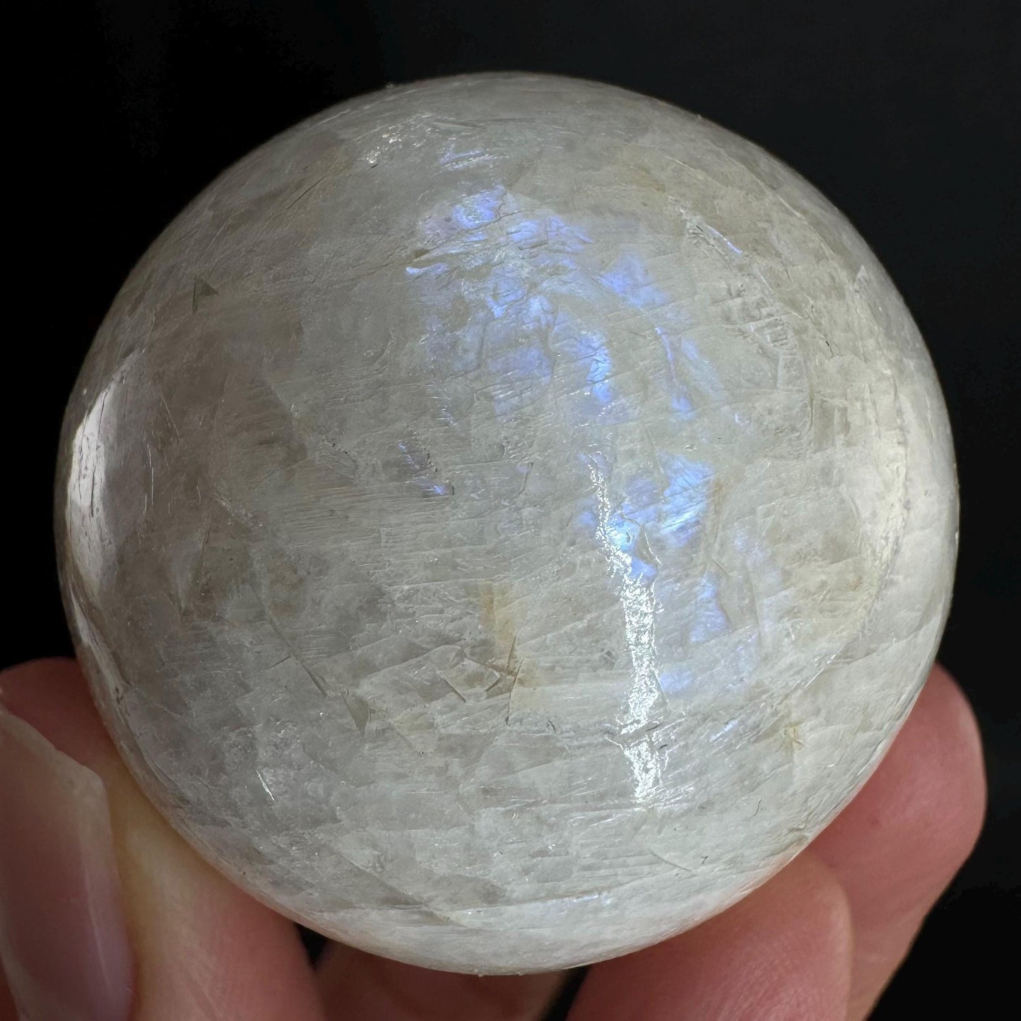 Moonstone Sphere, rainbow moonstone, crystal ball, crystal sphere, blue moonstone, feldspar