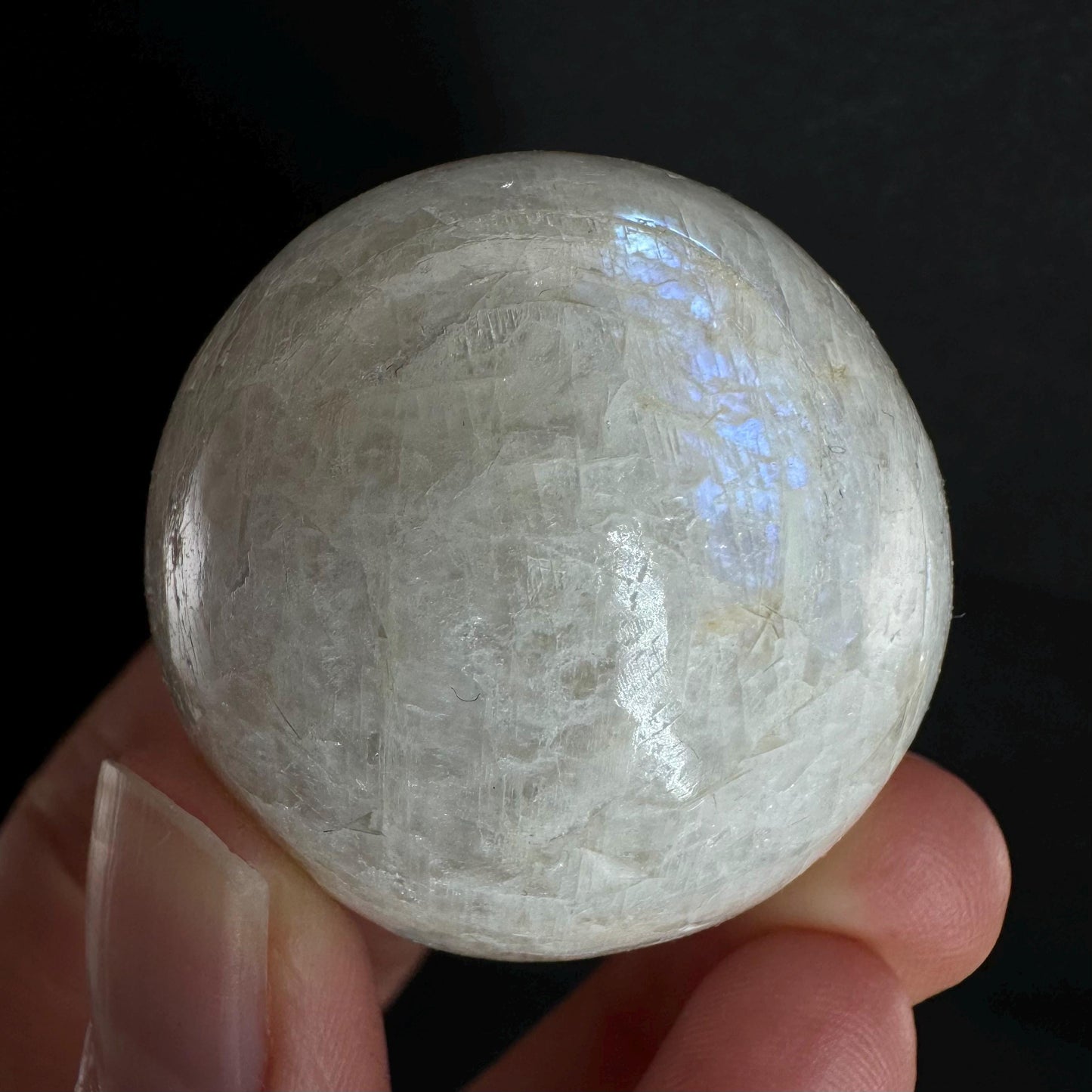 Moonstone Sphere, rainbow moonstone, crystal ball, crystal sphere, blue moonstone, feldspar
