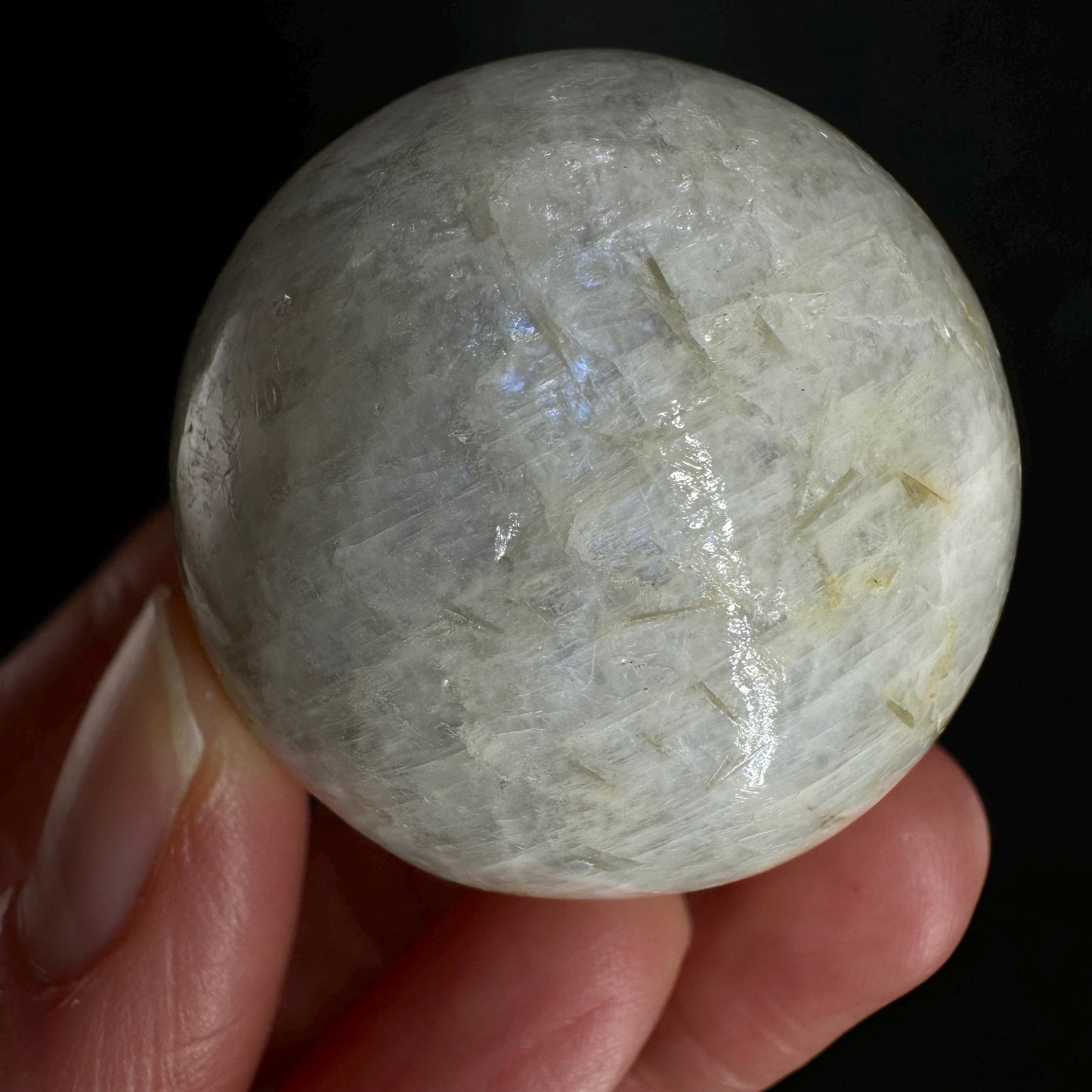 Moonstone Sphere, rainbow moonstone, crystal ball, crystal sphere, blue moonstone, feldspar