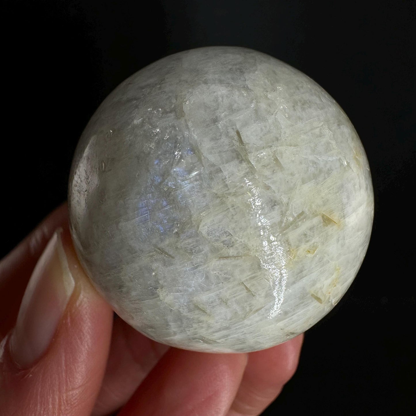 Moonstone Sphere, rainbow moonstone, crystal ball, crystal sphere, blue moonstone, feldspar