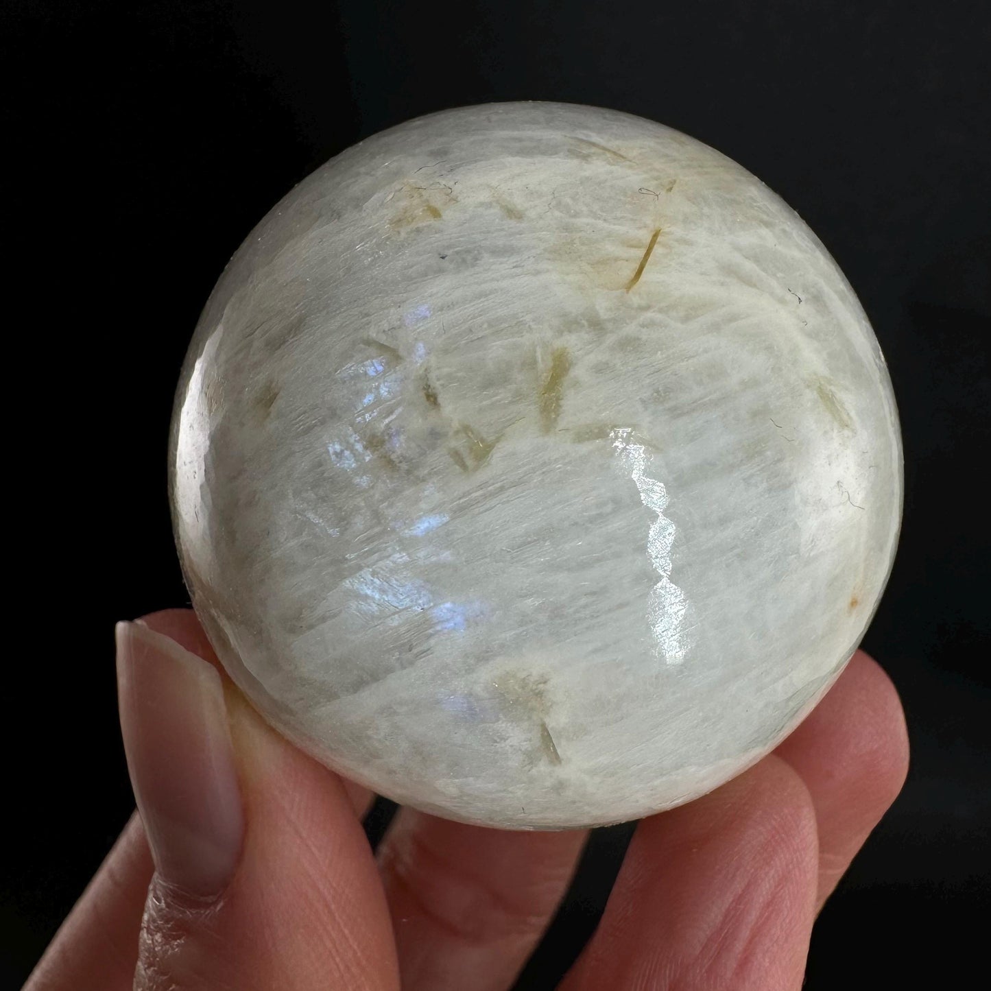 Moonstone Sphere, rainbow moonstone, crystal ball, crystal sphere, blue moonstone, feldspar