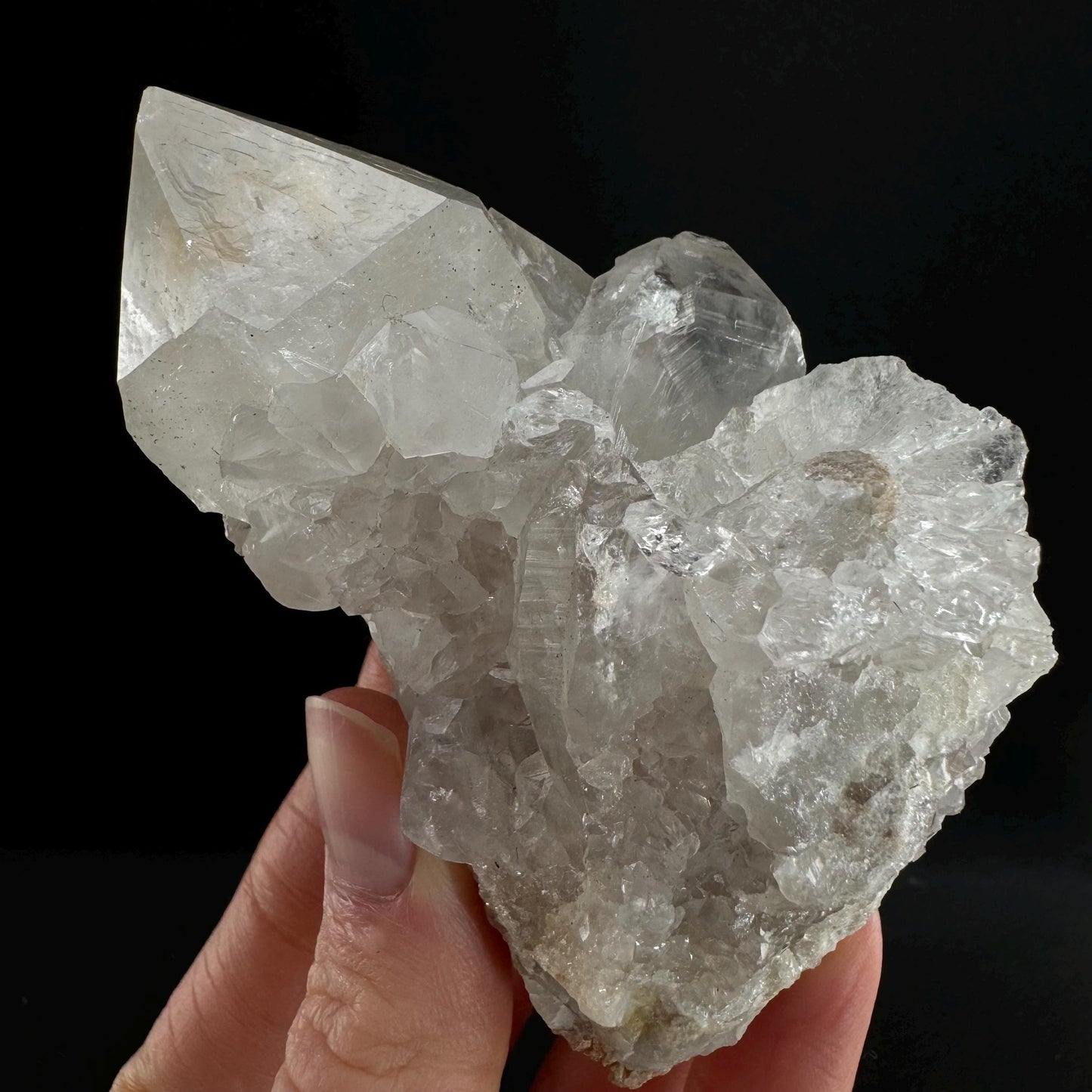 Spirit quartz crystal, spirit quartz cluster, cactus quartz