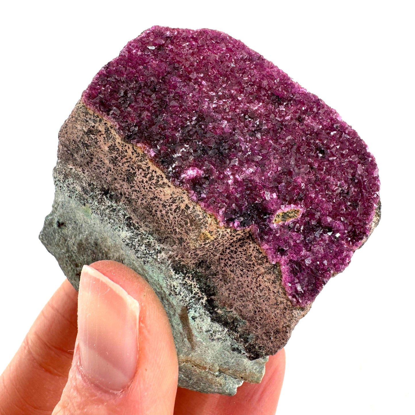 Sparkly Cobalto Calcite Specimen (Congo), cobalto calcite, cobaltoan calcite, salrose