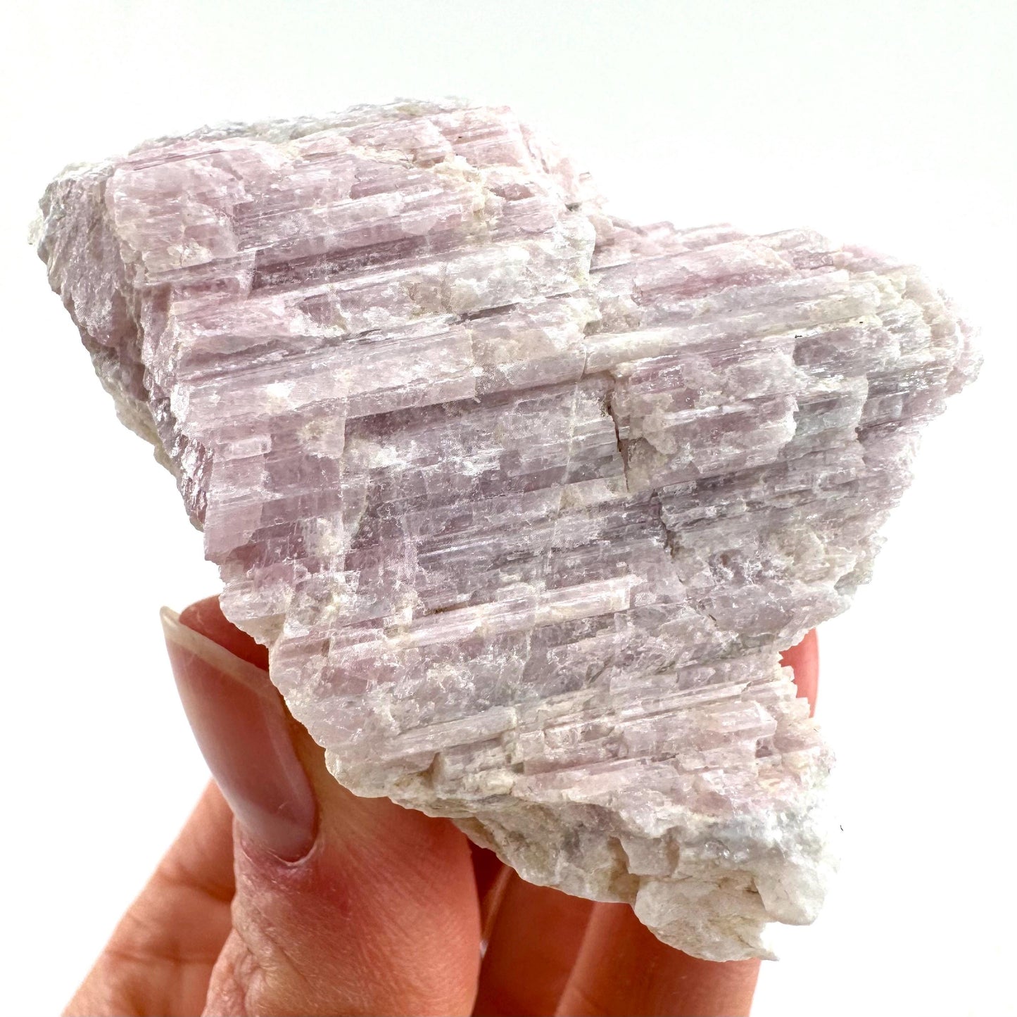 Pink Tourmaline in Quartz (Namibia), raw tourmaline, rubellite, pink tourmaline