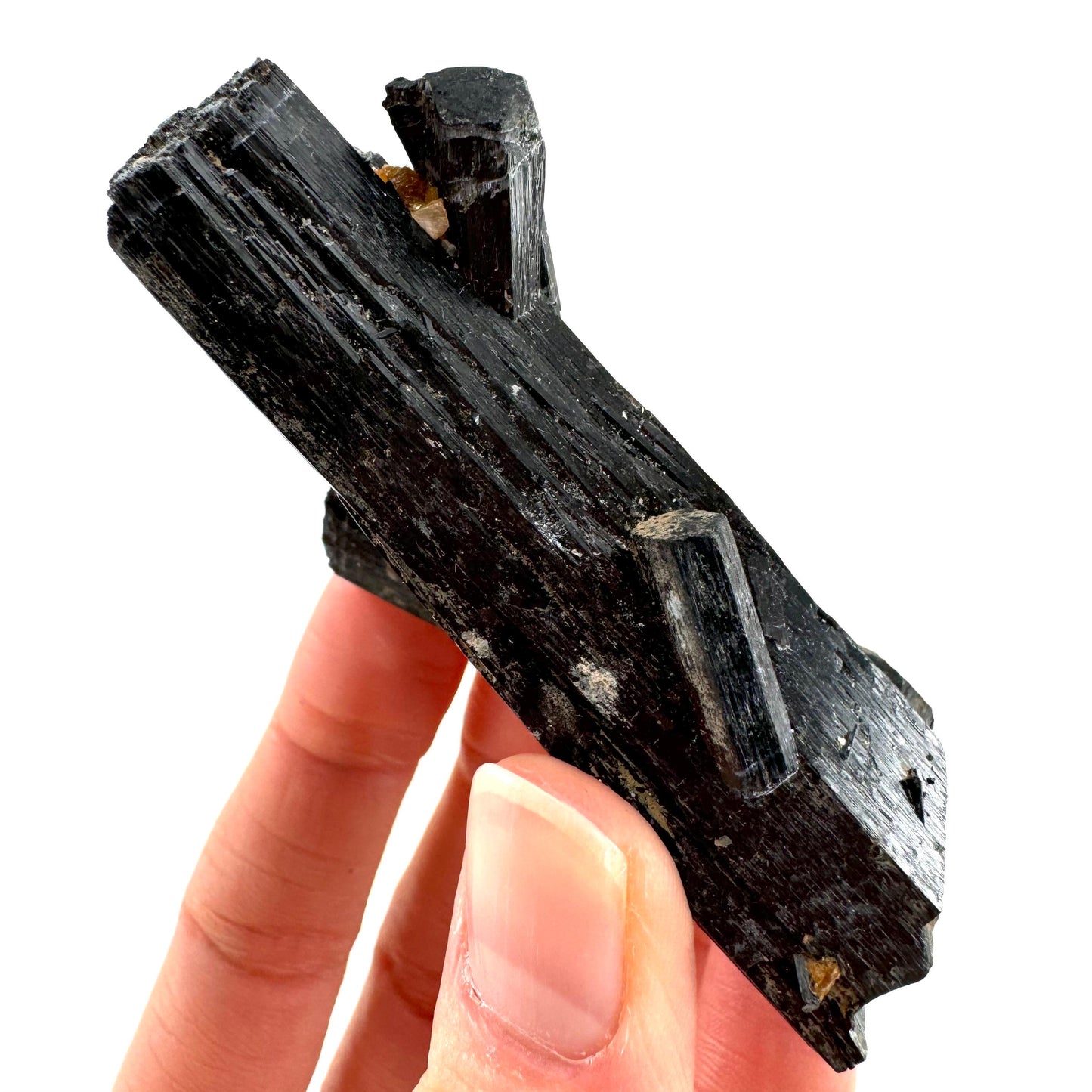 Black tourmaline cluster (Namibia), high grade black tourmaline, tourmaline crystal, black schorl