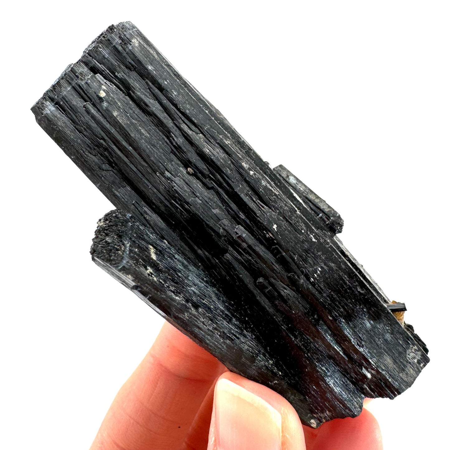 Black tourmaline cluster (Namibia), high grade black tourmaline, tourmaline crystal, black schorl