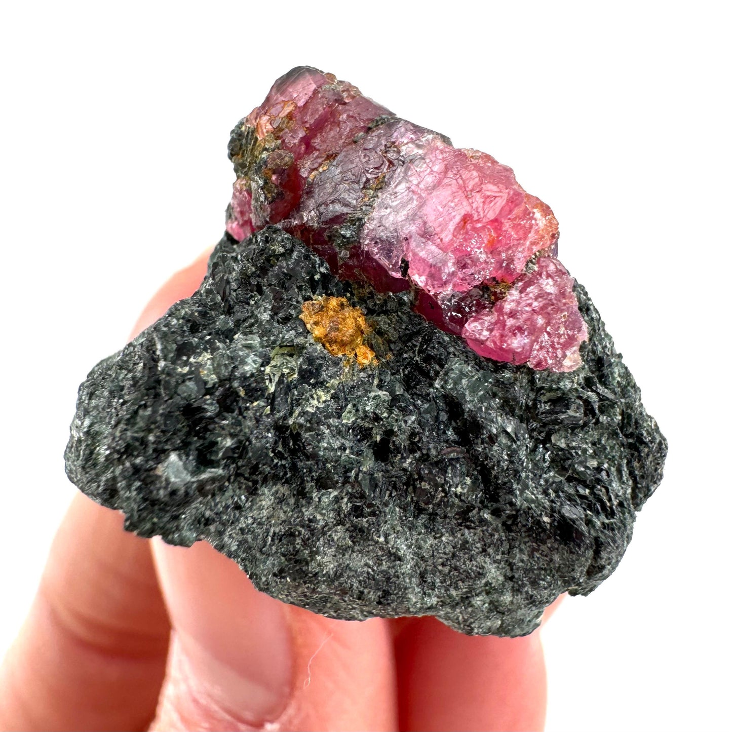 Natural Ruby on Matrix (Tanzania) | red ruby, authentic ruby, corundum var. ruby, mineral specimen