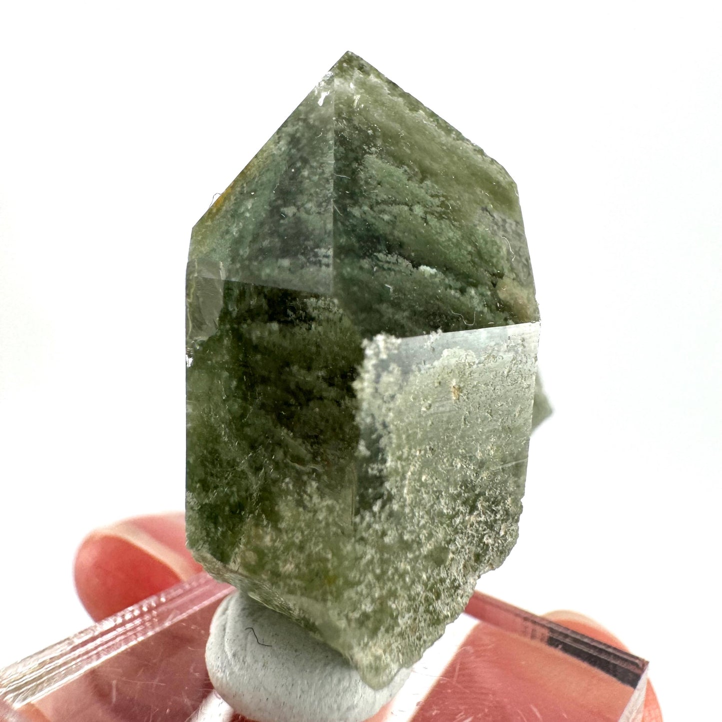 Chlorite Quartz (Pakistan) | green phantom quartz crystal, green chlorite quartz, mineral specimen