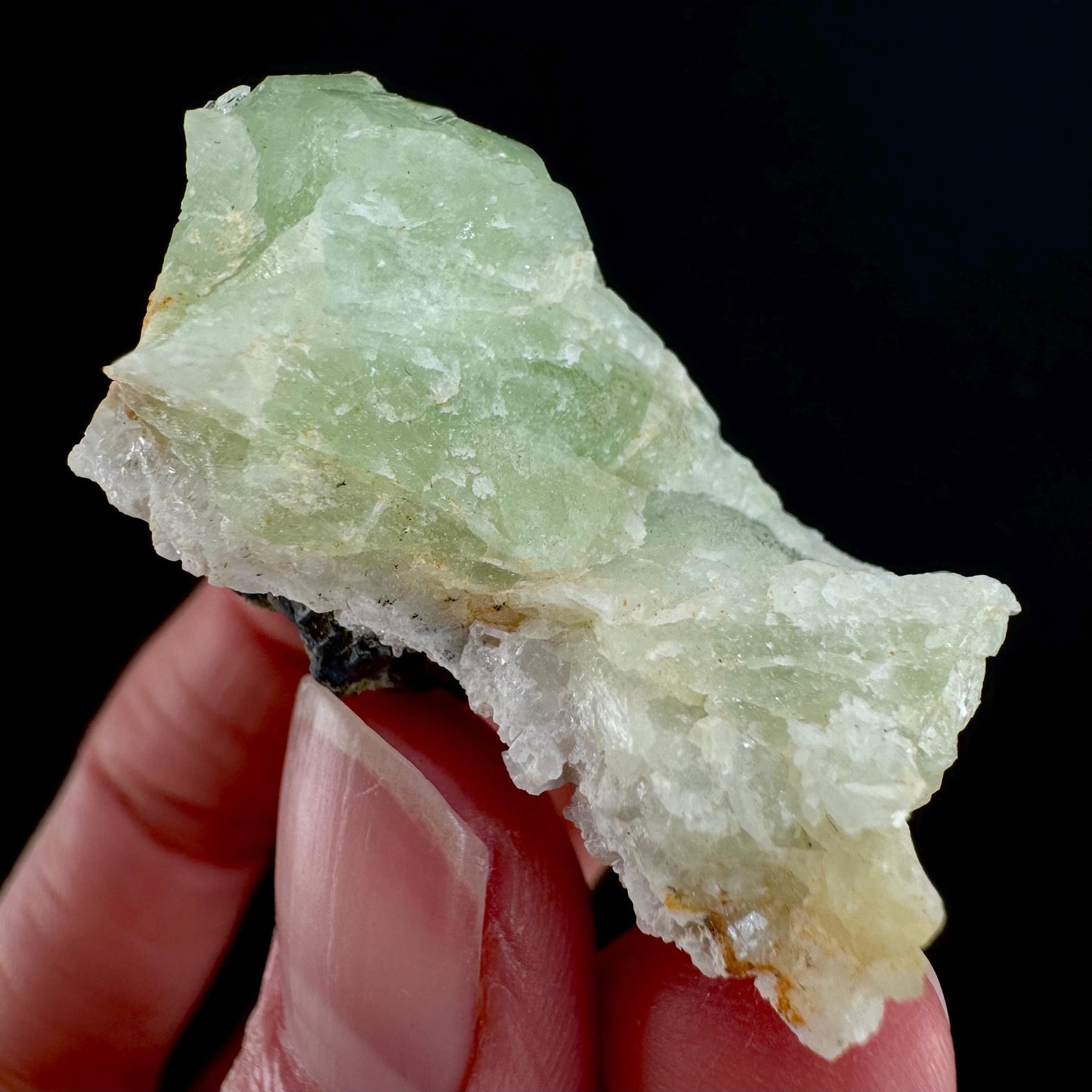 Prehnite (Namibia) | green prehnite crystal, raw prehnite, mineral specimen