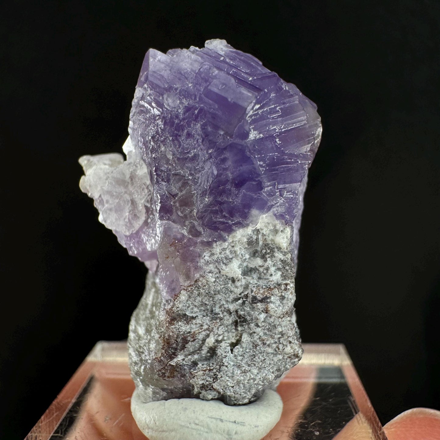 Purple Fluorapatite (Afghanistan) | fluorapatite crystal, natural purple apatite, mineral specimen