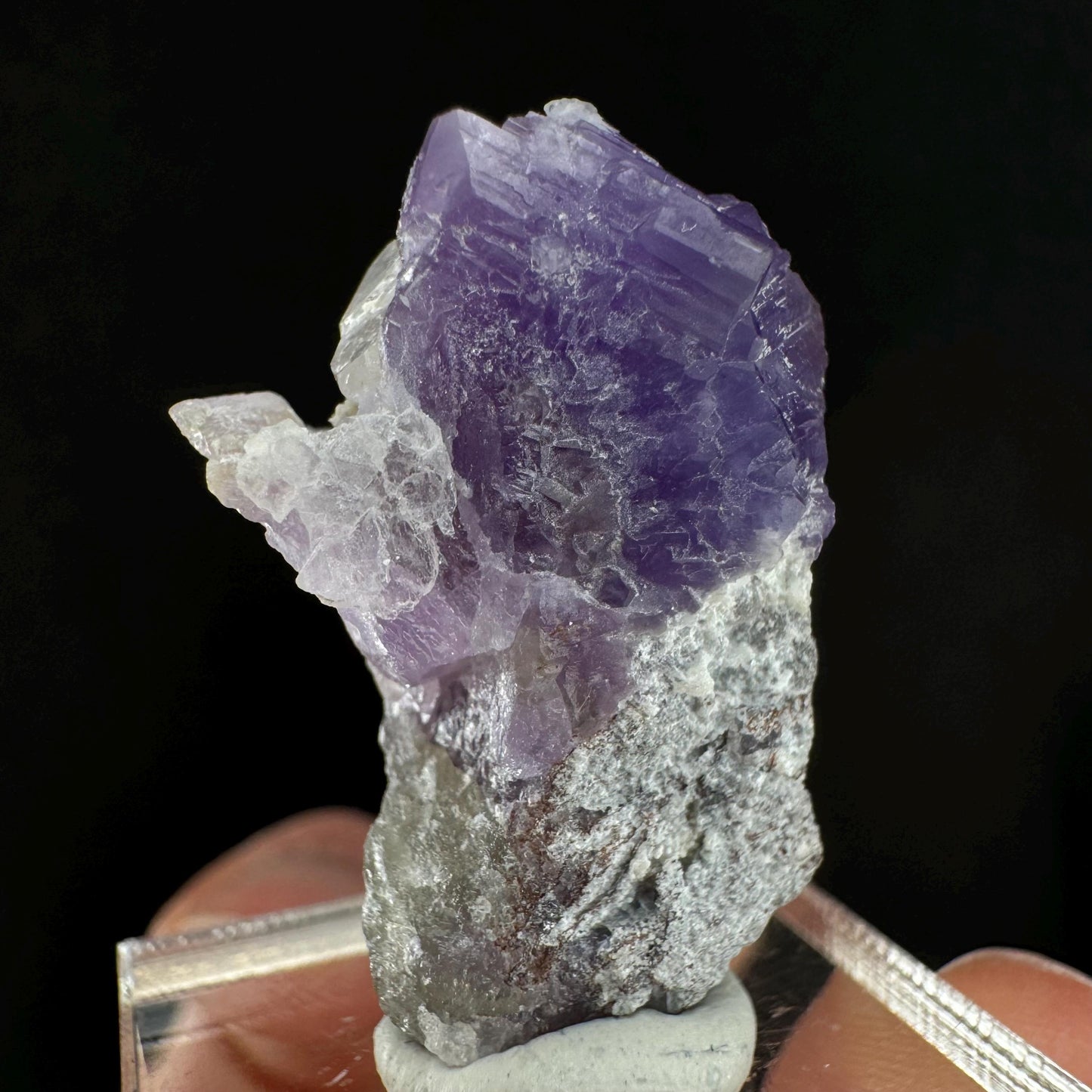 Purple Fluorapatite (Afghanistan) | fluorapatite crystal, natural purple apatite, mineral specimen